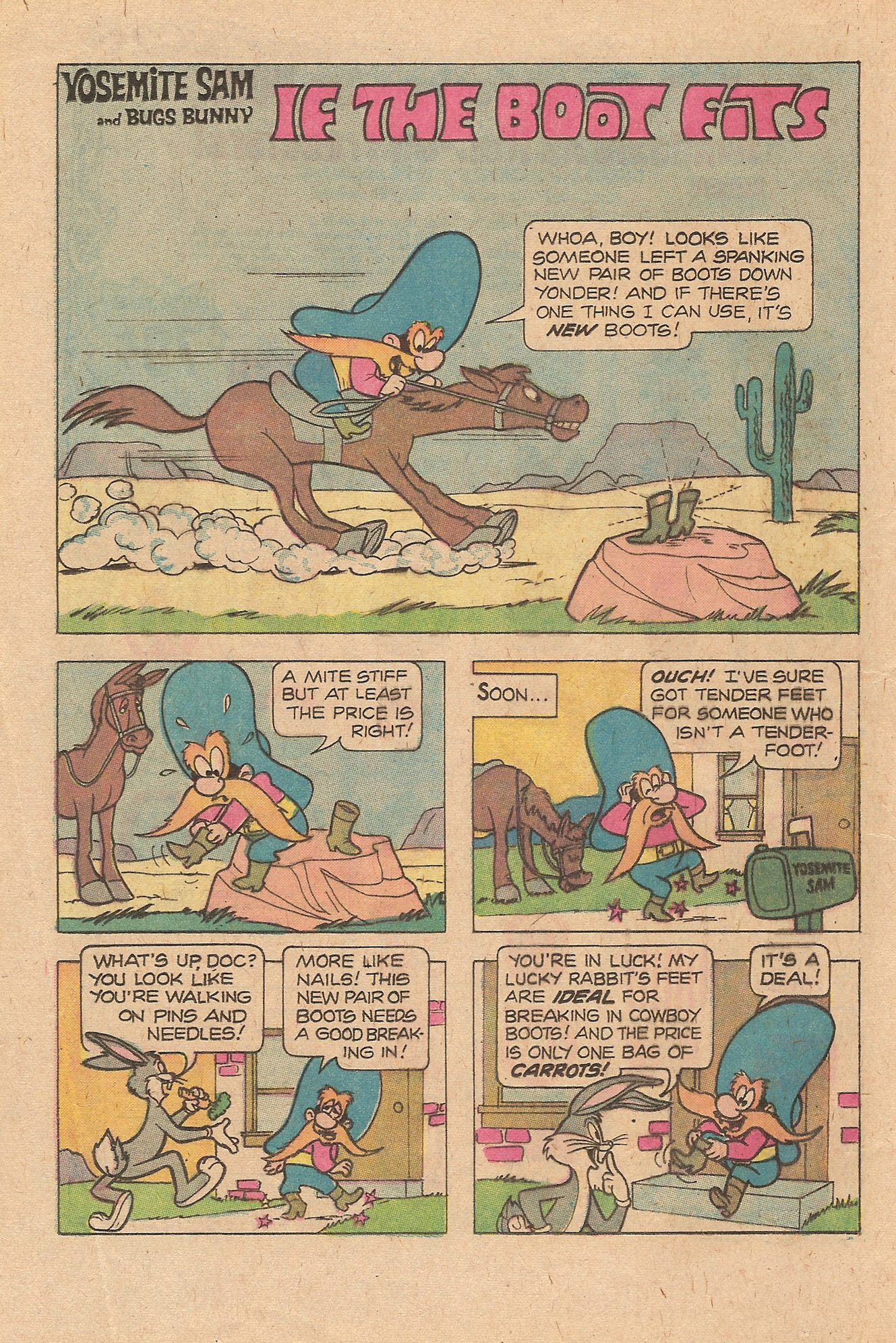 Read online Yosemite Sam and Bugs Bunny comic -  Issue #24 - 20