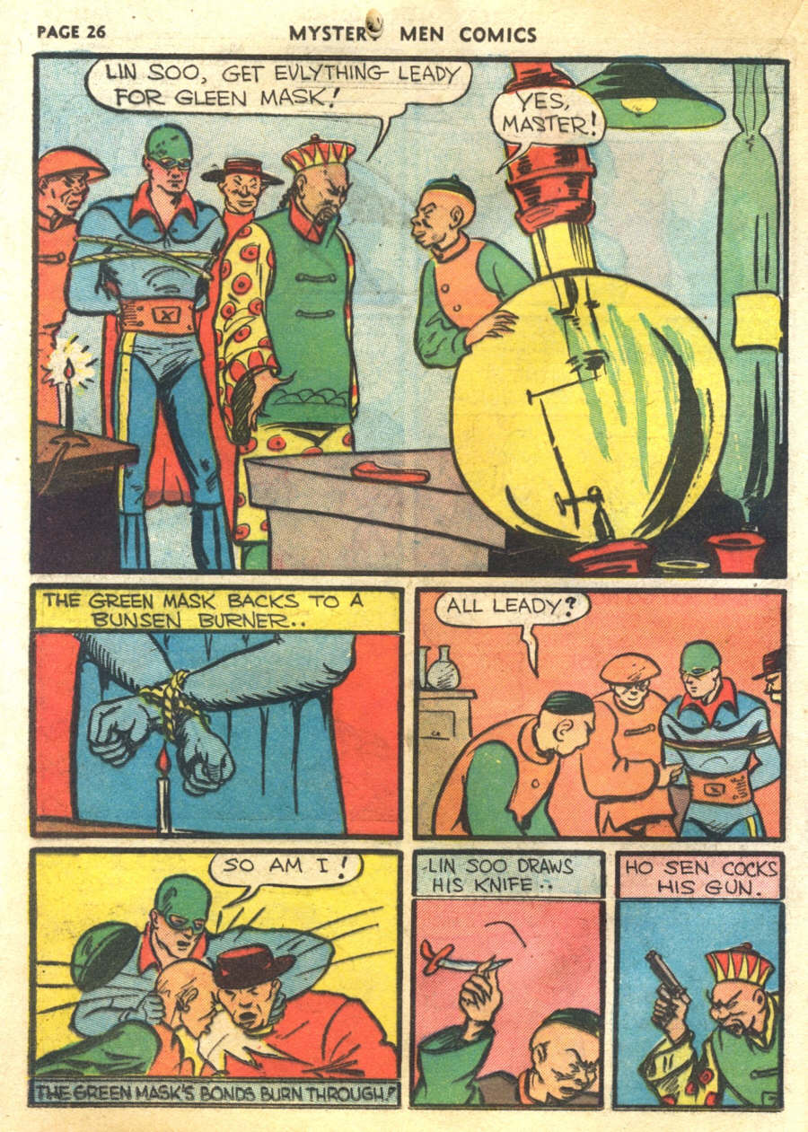 Read online Mystery Men Comics comic -  Issue #11 - 28