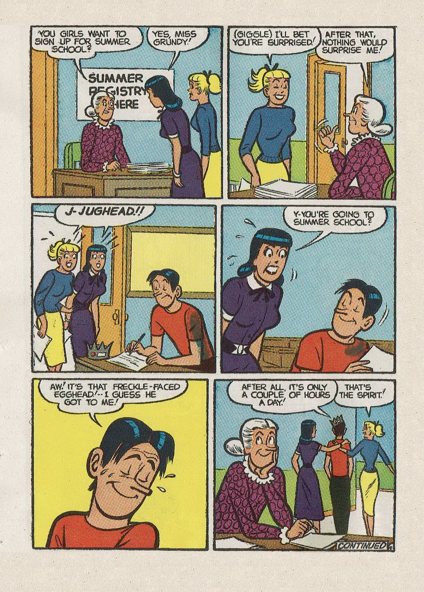 Read online Jughead Jones Comics Digest comic -  Issue #70 - 48