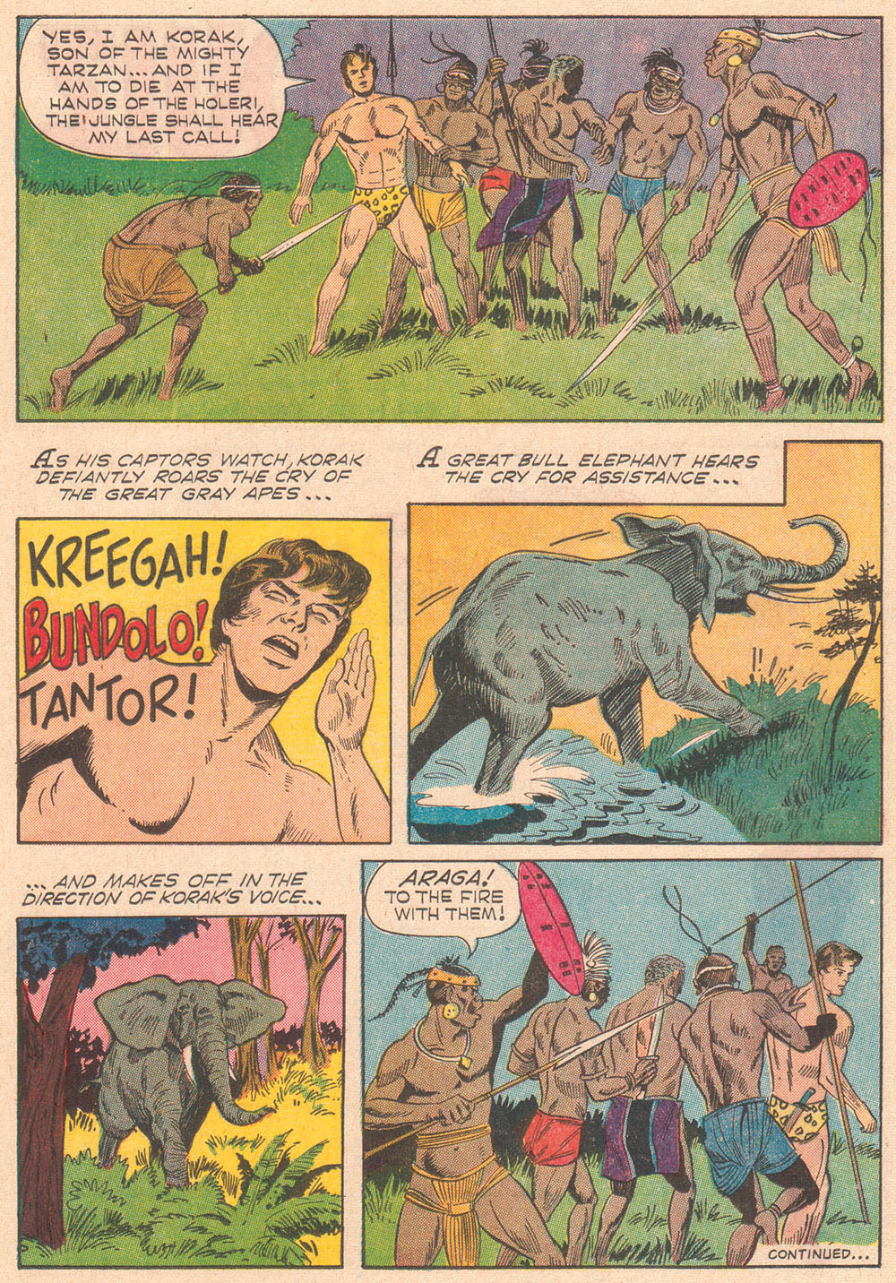 Read online Korak, Son of Tarzan (1964) comic -  Issue #16 - 17