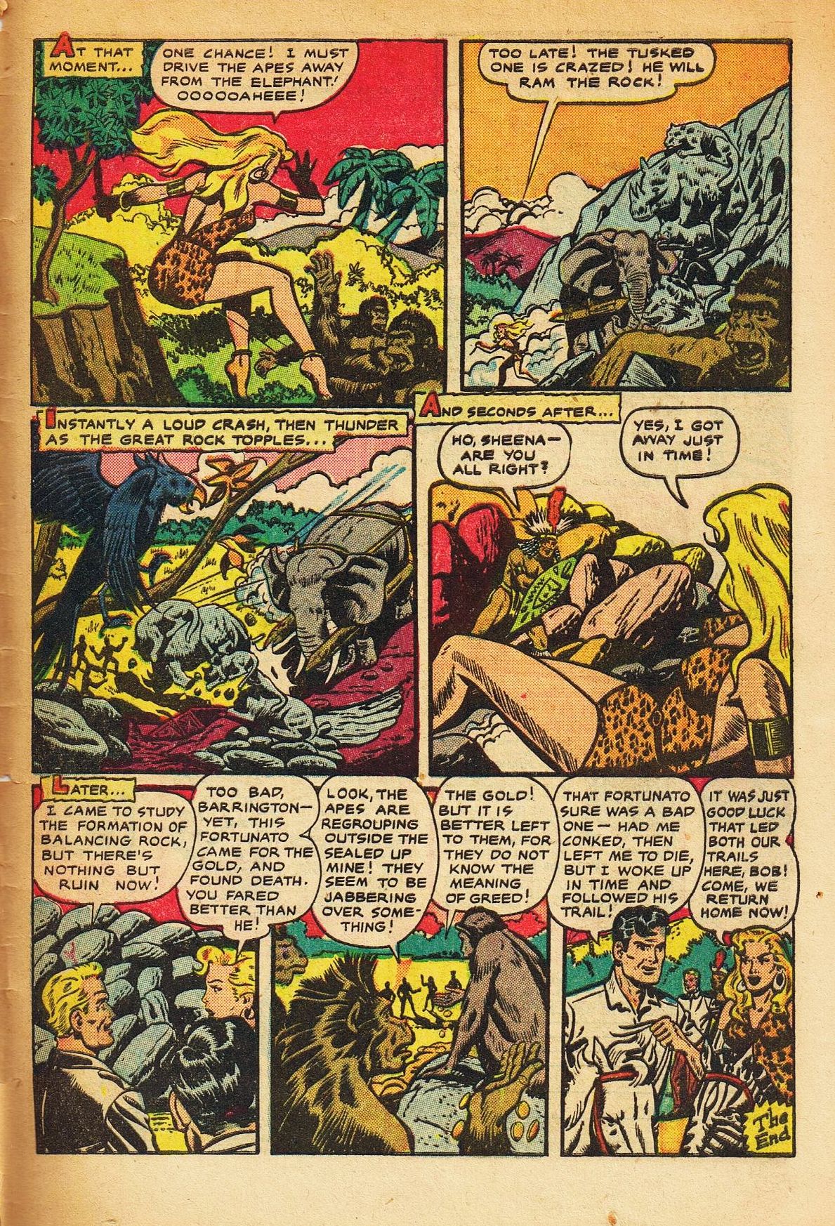 Read online Sheena, Queen of the Jungle (1942) comic -  Issue #11 - 33