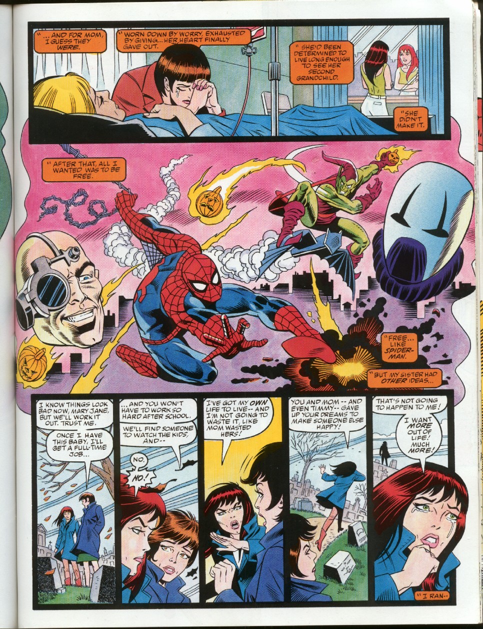 Read online Marvel Graphic Novel comic -  Issue #46 - Spider-Man - Parallel Lives - 37