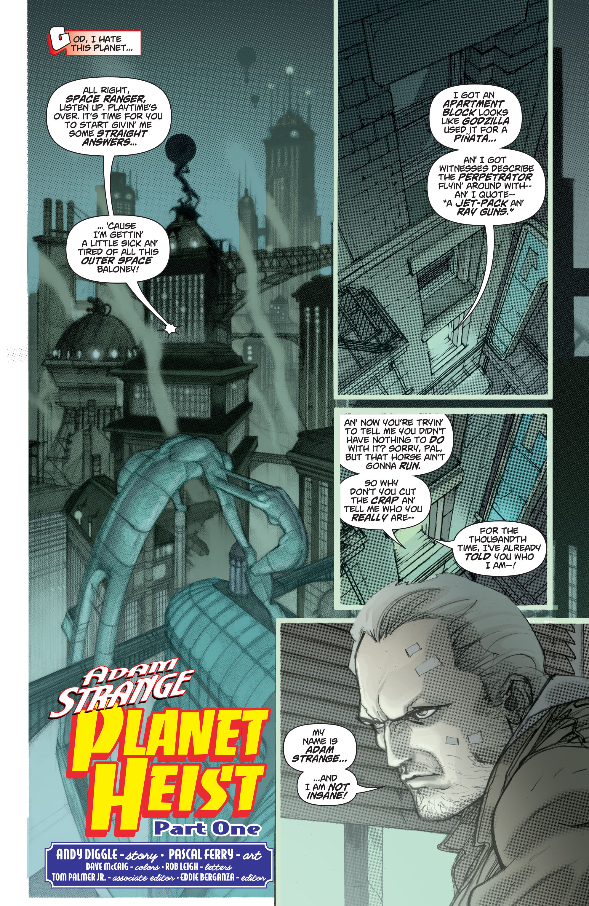 Read online Adam Strange (2004) comic -  Issue #1 - 2