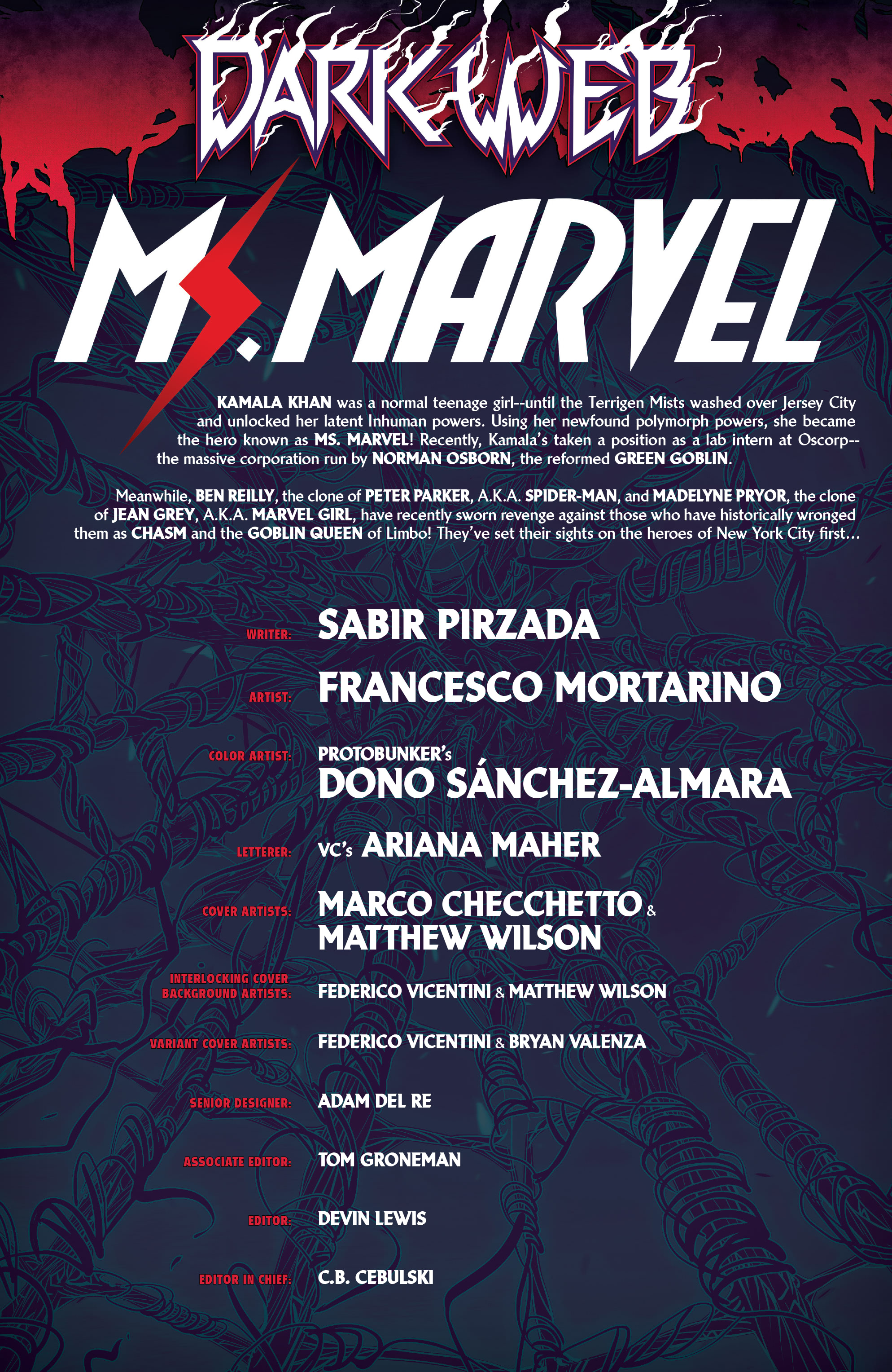 Read online Dark Web: Ms. Marvel comic -  Issue #1 - 3