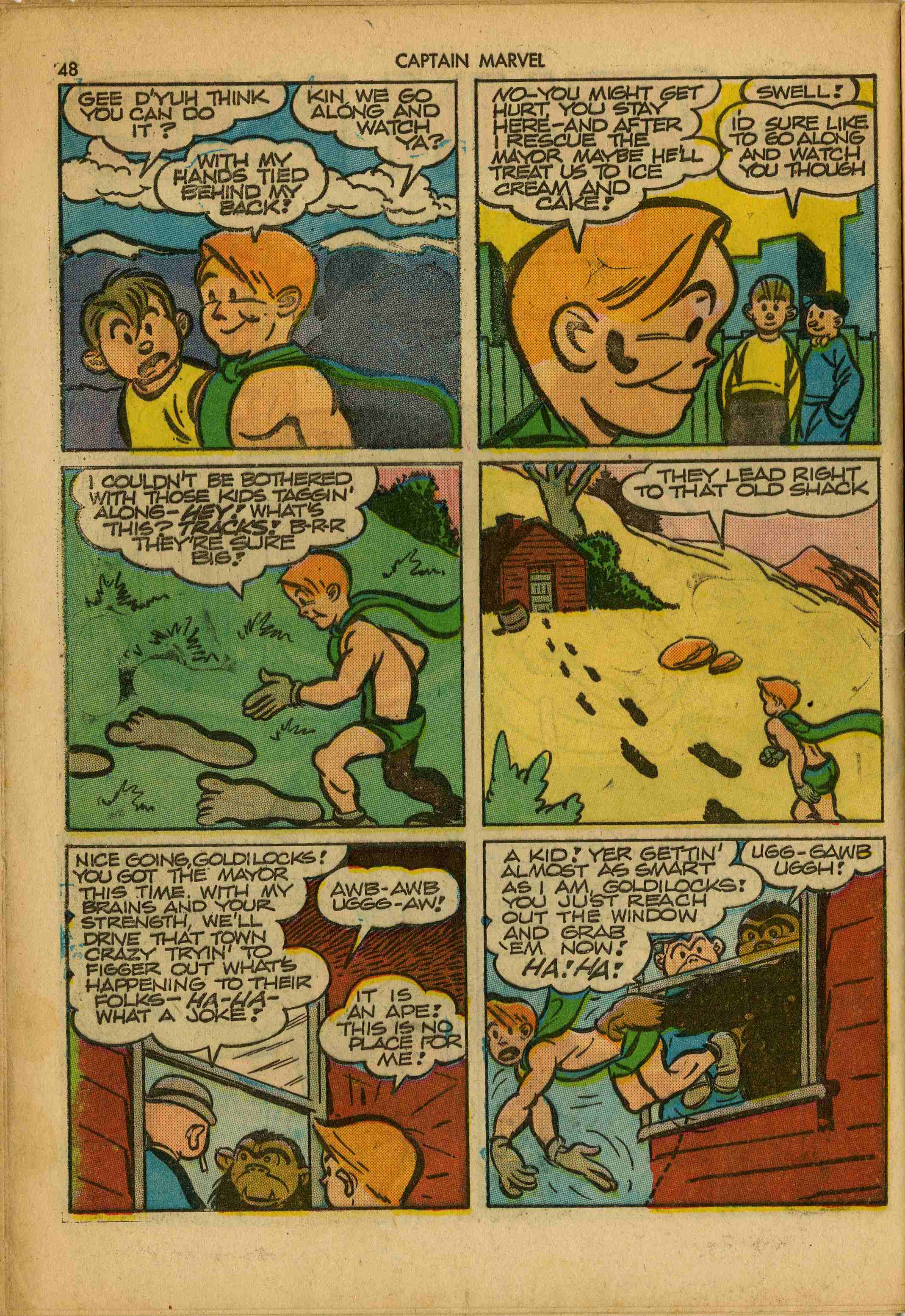 Read online Captain Marvel Adventures comic -  Issue #24 - 48