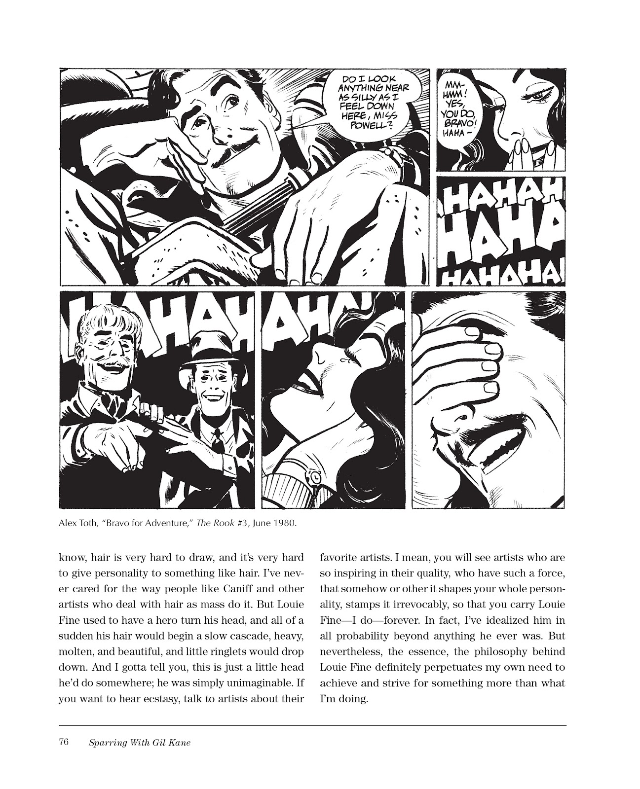 Sparring With Gil Kane: Colloquies On Comic Art and Aesthetics issue TPB (Part 1) - Page 76