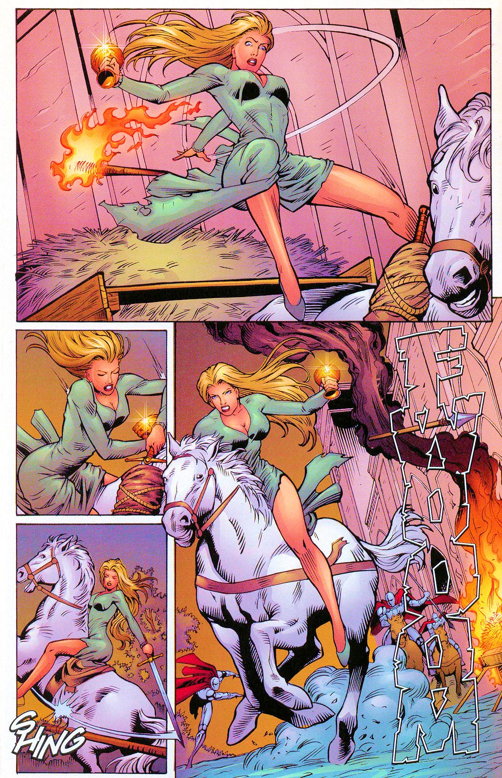 Read online Lady Pendragon comic -  Issue #6 - 7