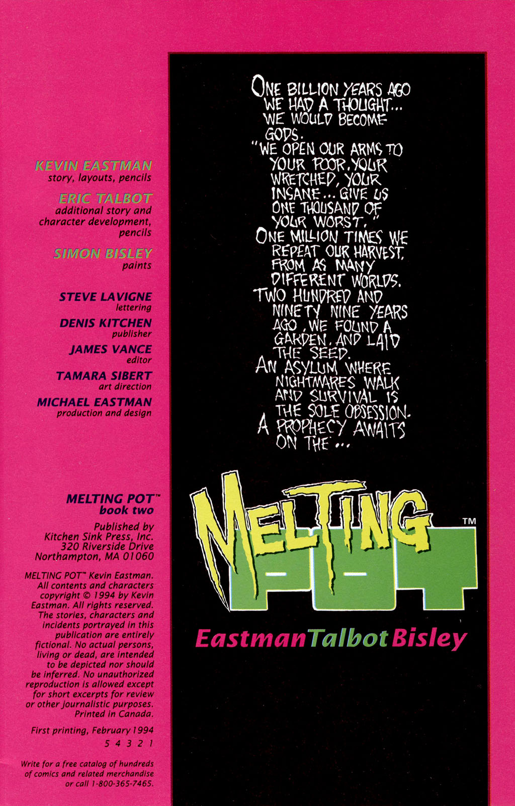 Read online Melting Pot comic -  Issue #2 - 4