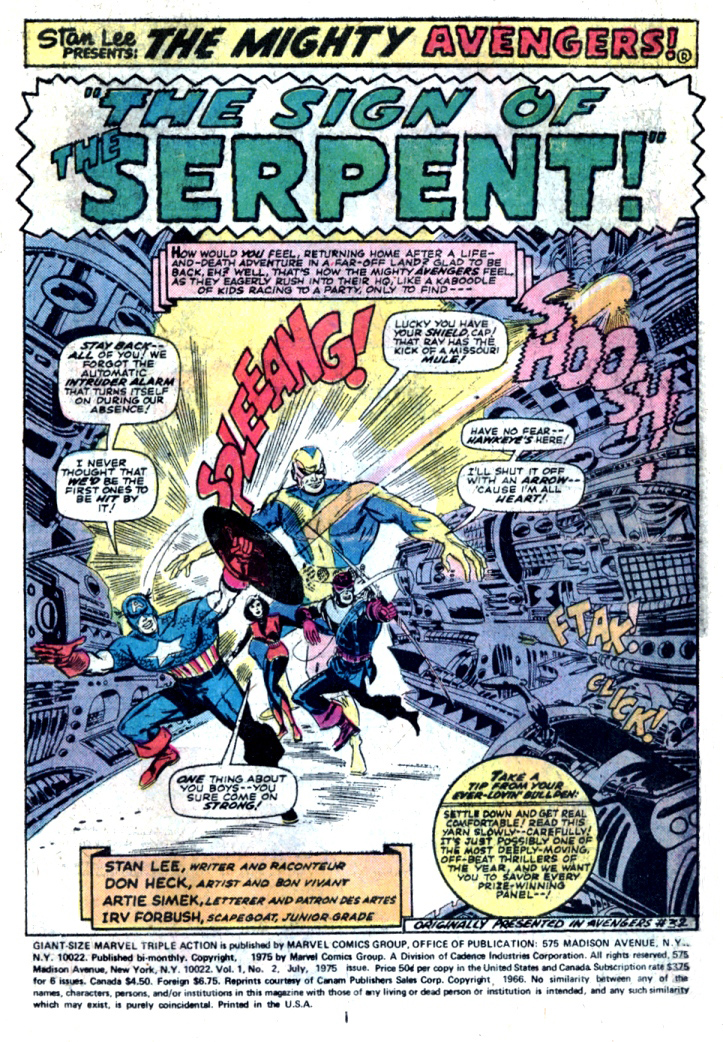 Read online Giant-Size Marvel Triple Action comic -  Issue #2 - 3