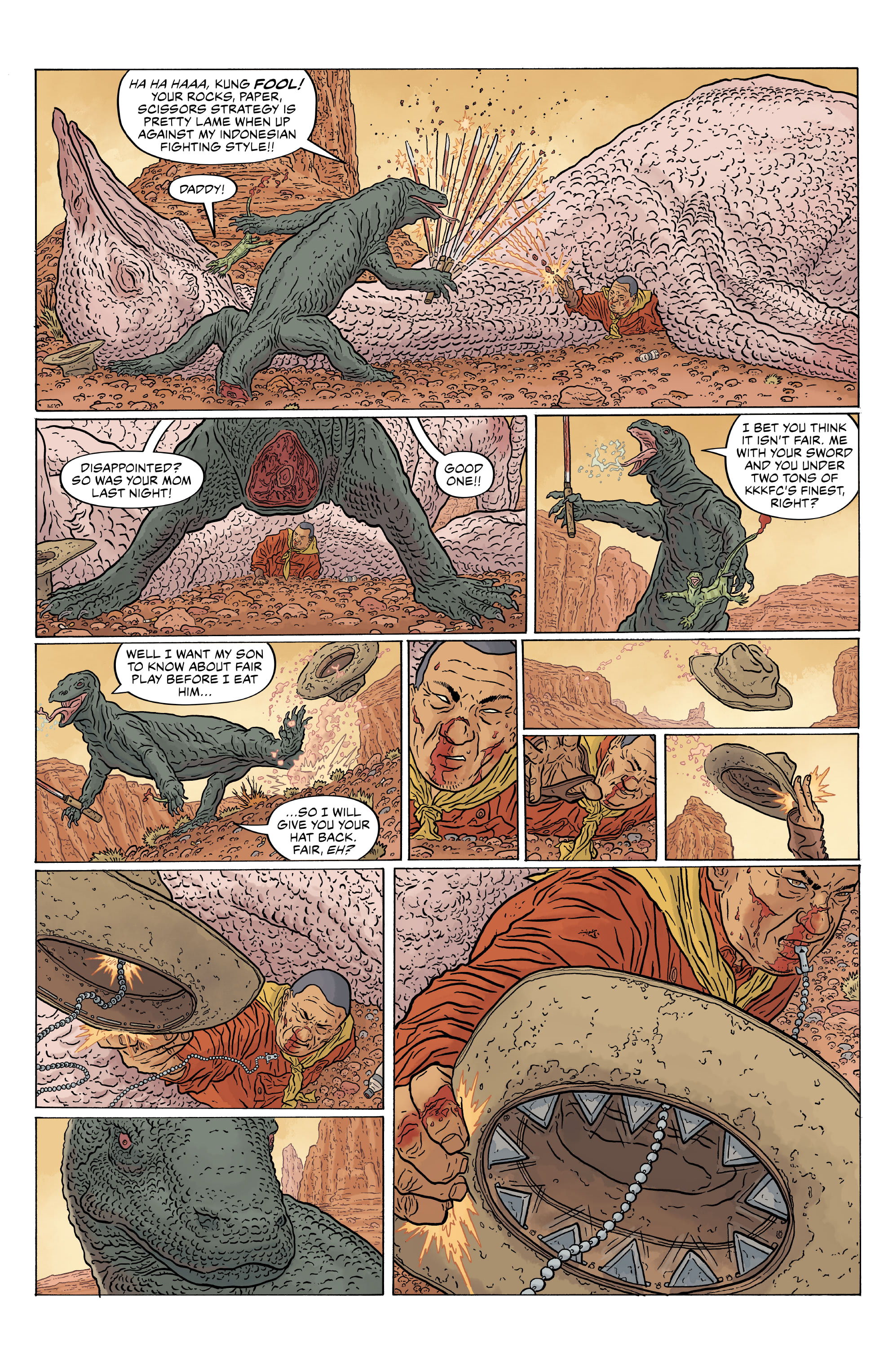 Read online Shaolin Cowboy: Cruel to Be Kin comic -  Issue #3 - 10