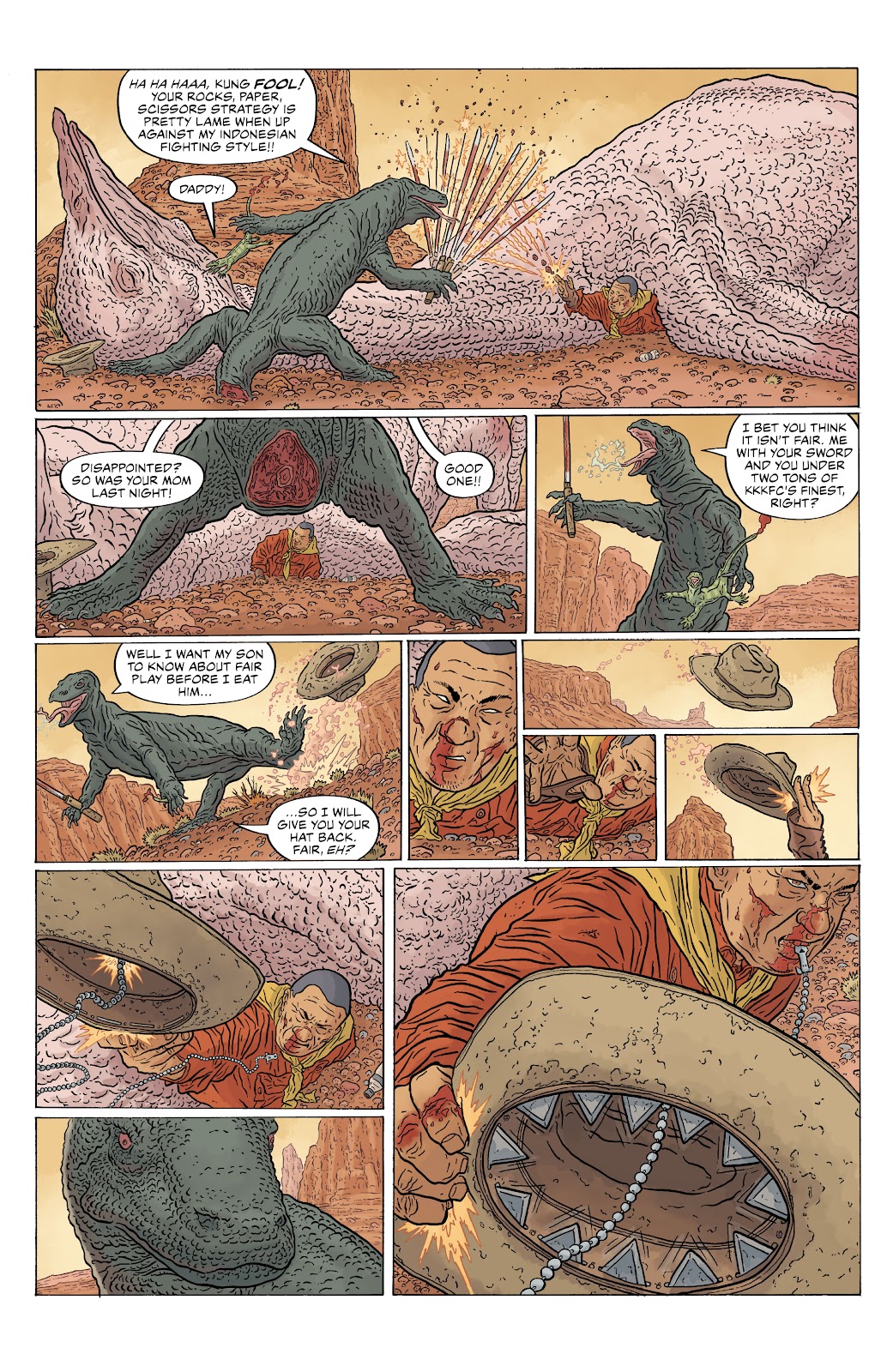 Shaolin Cowboy: Cruel to Be Kin issue 3 - Page 10