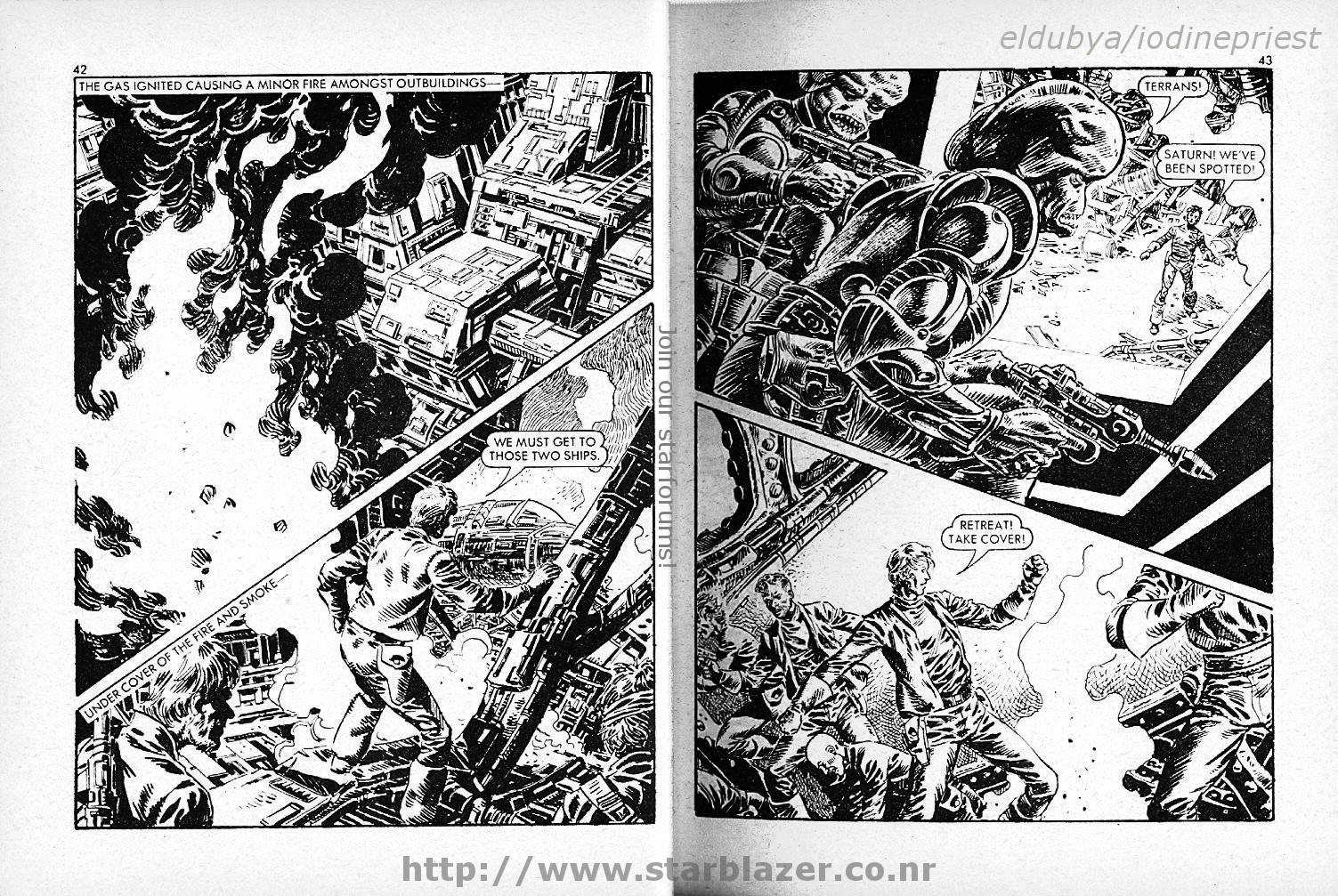 Read online Starblazer comic -  Issue #122 - 23
