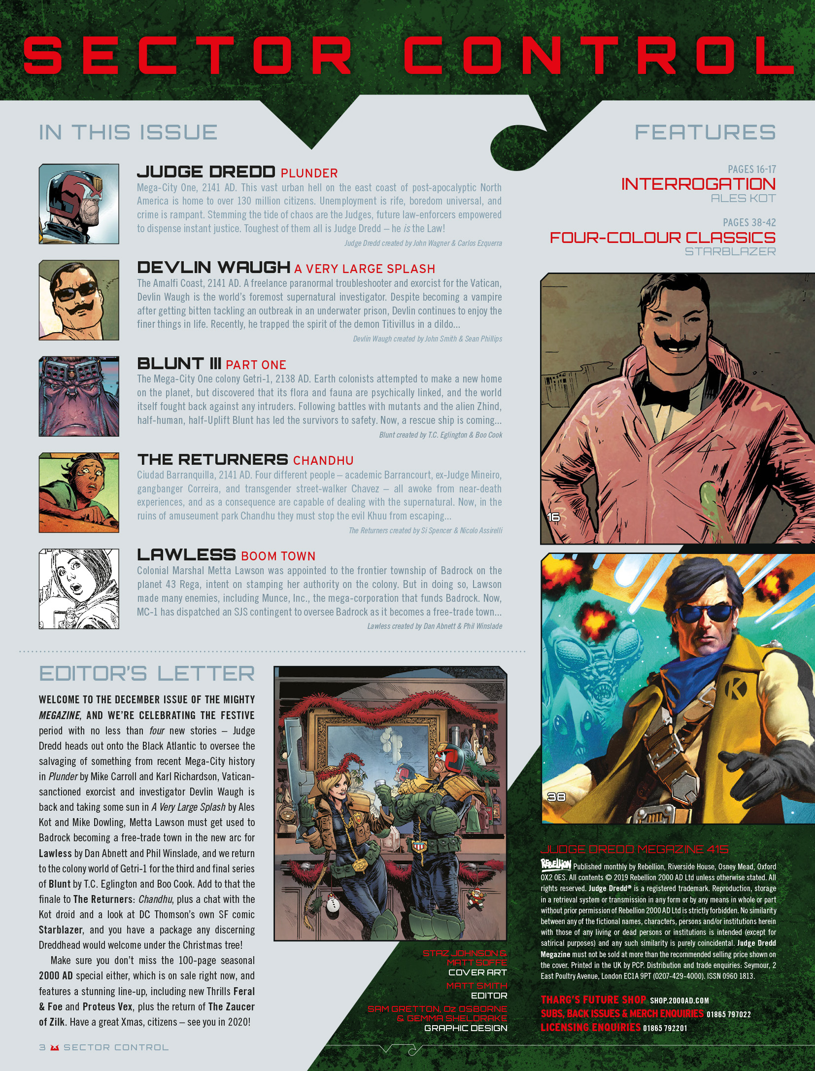Read online Judge Dredd Megazine (Vol. 5) comic -  Issue #415 - 3