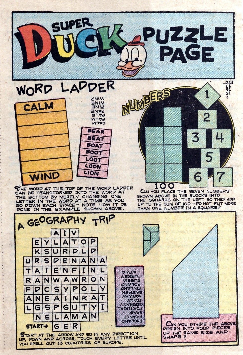 Read online Super Duck Comics comic -  Issue #27 - 36