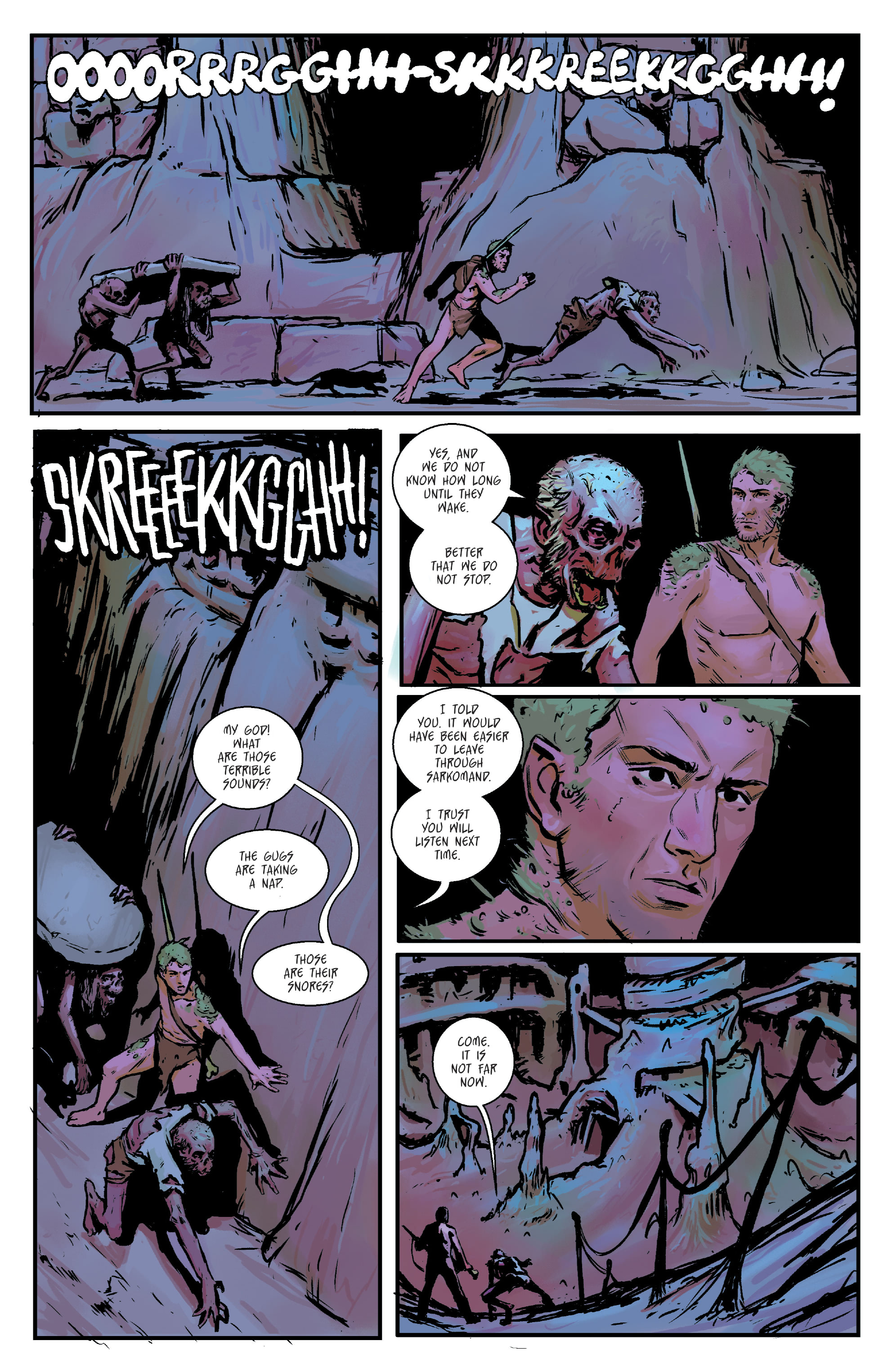 Read online Lovecraft Unknown Kadath comic -  Issue #4 - 7