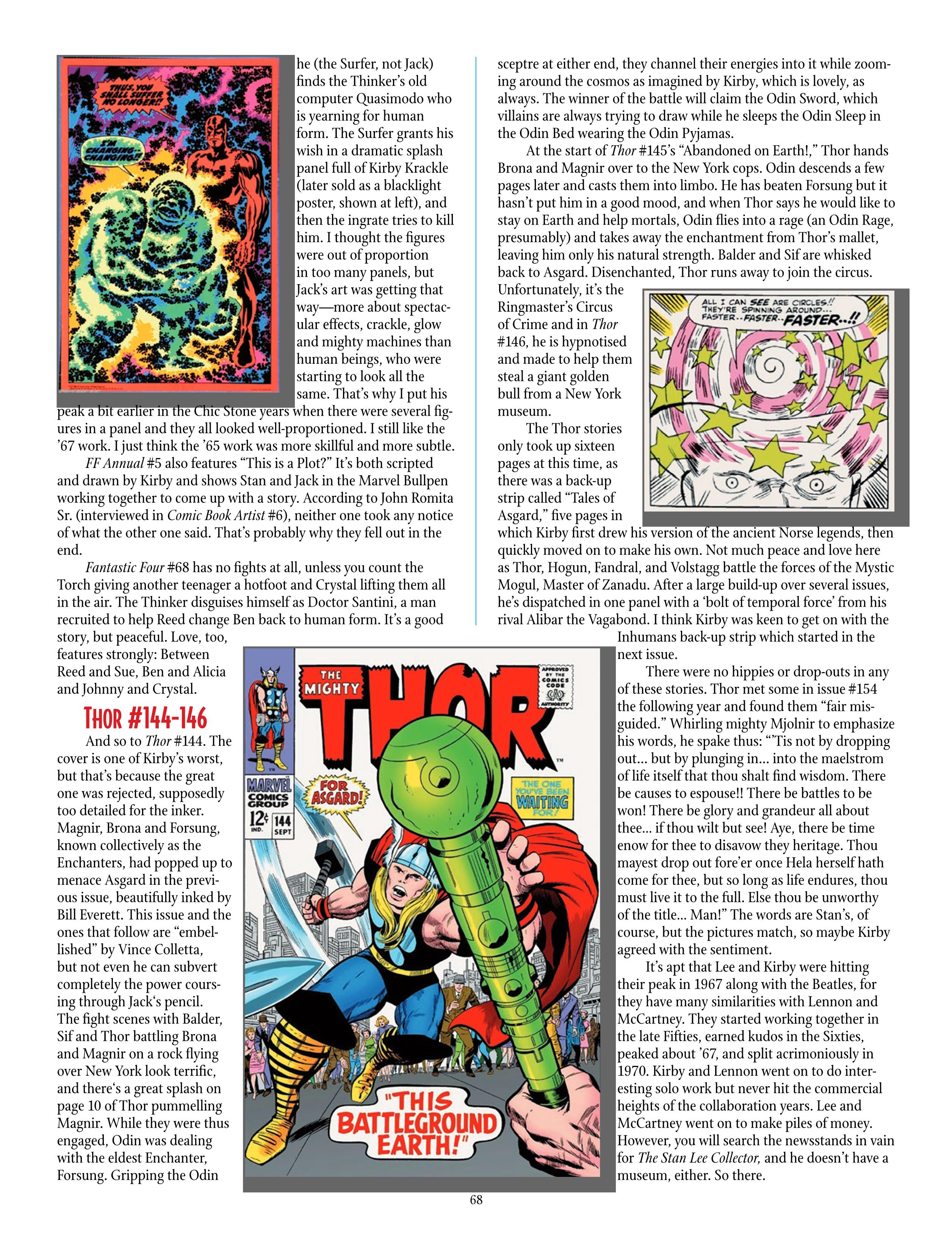 Read online The Jack Kirby Collector comic -  Issue #72 - 70