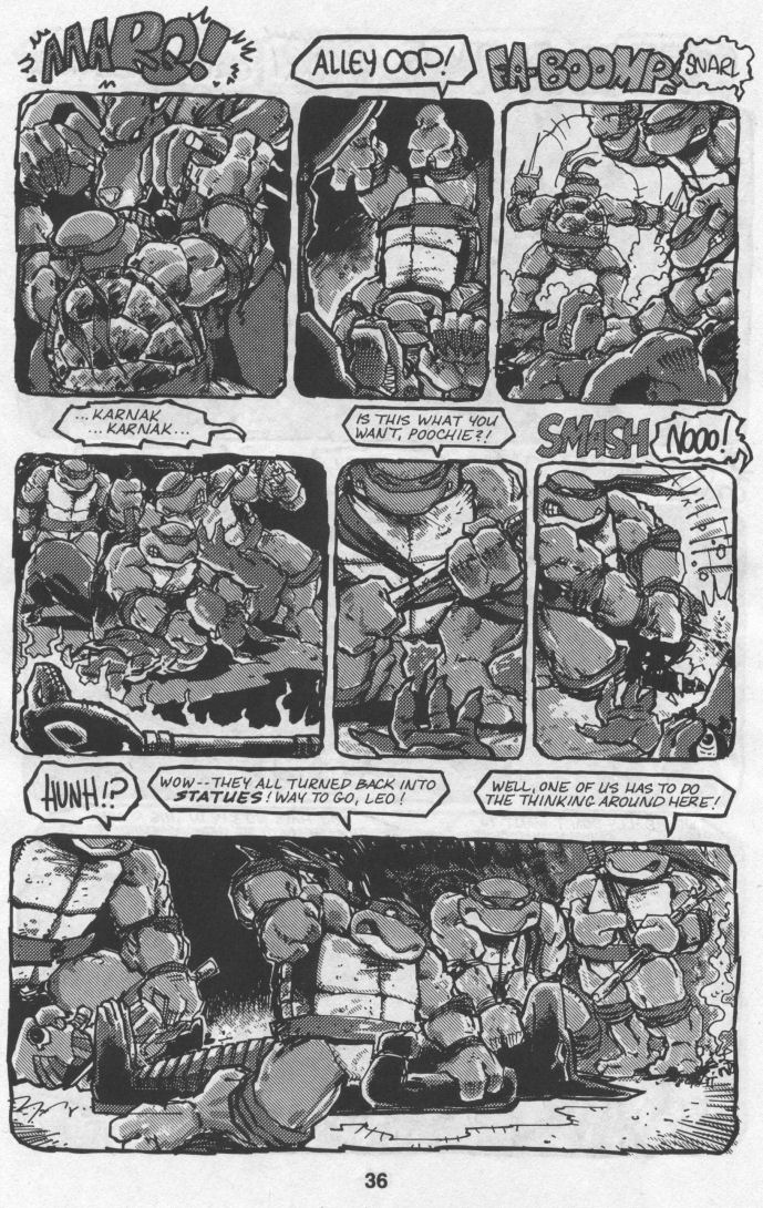 Read online Teenage Mutant Ninja Turtles (1984) comic -  Issue #32 - 36