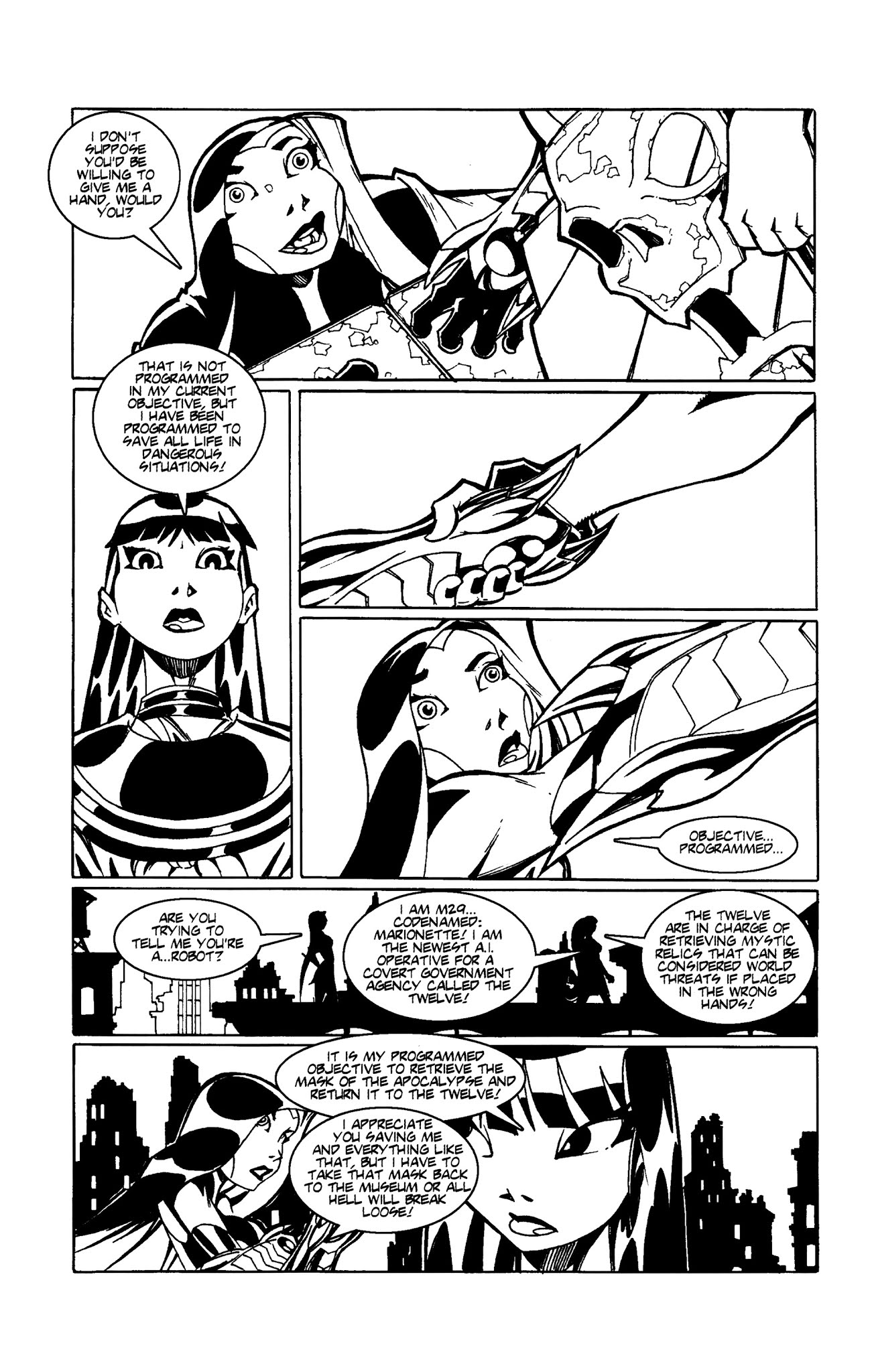 Read online Warrior Nun Areala: Ghosts of the Past comic -  Issue #4 - 13
