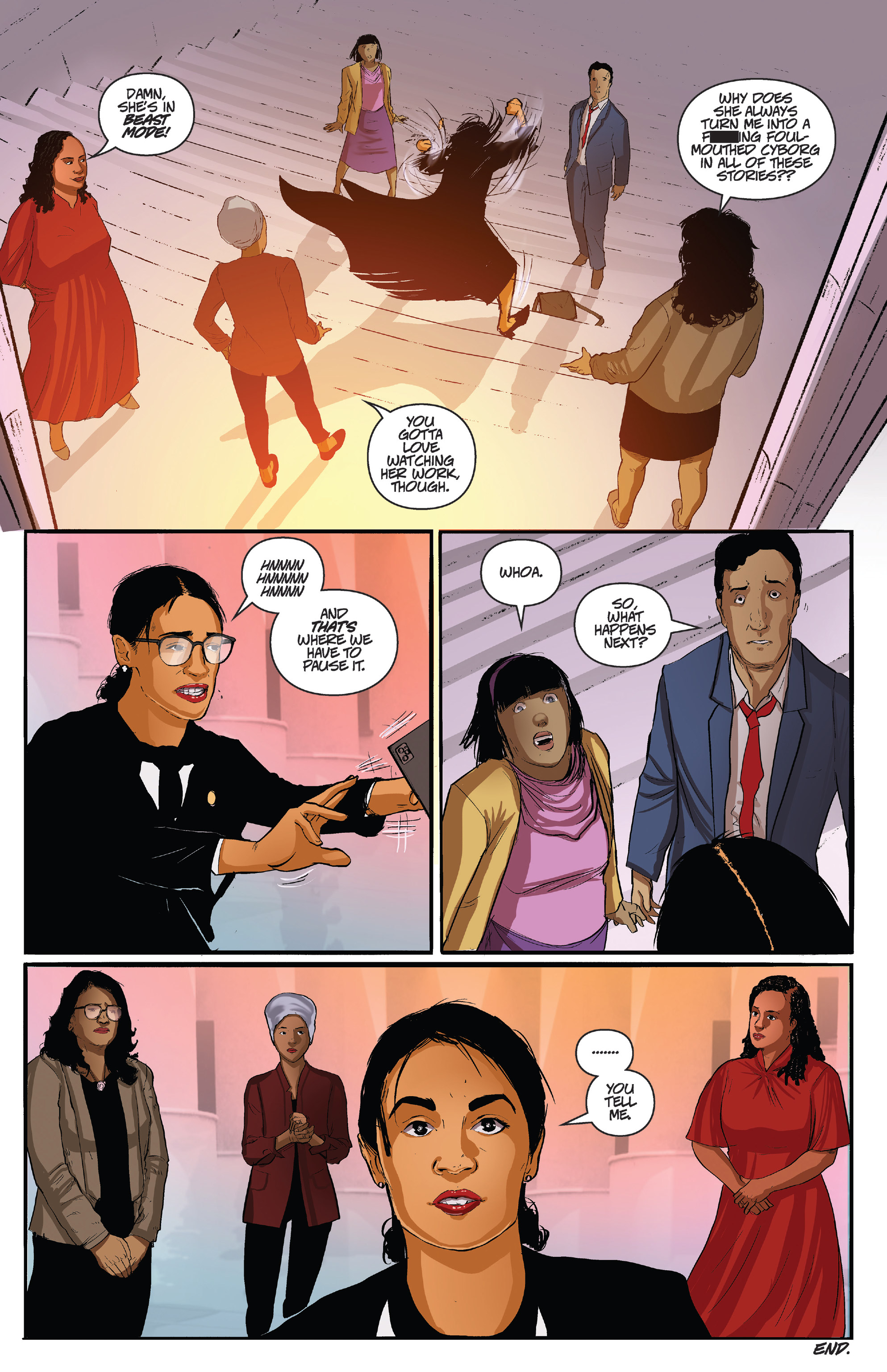 Read online Alexandria Ocasio-Cortez and the Freshman Force: Squad Special comic -  Issue # Full - 12