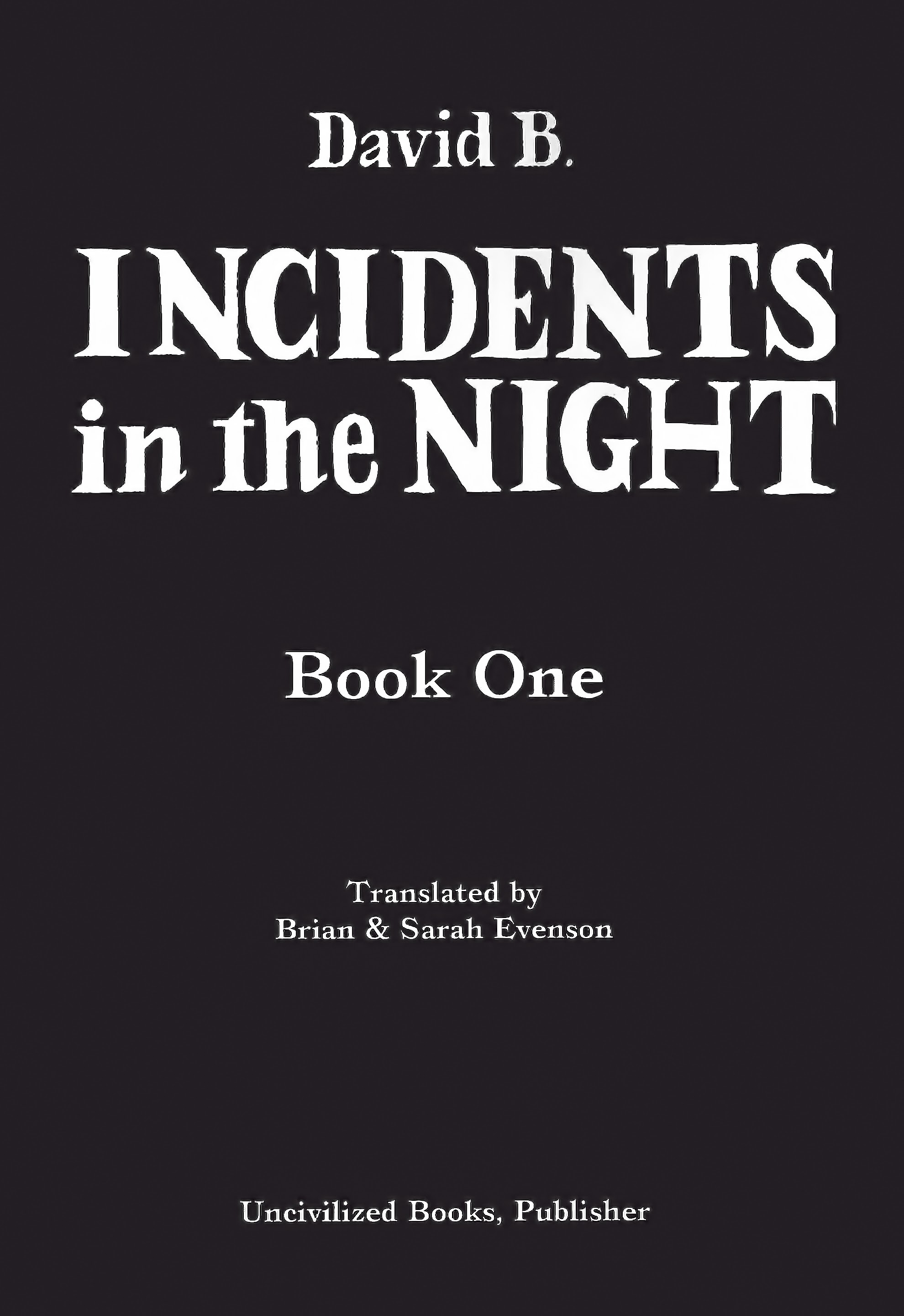 Read online Incidents In the Night comic -  Issue # TPB 1 - 6