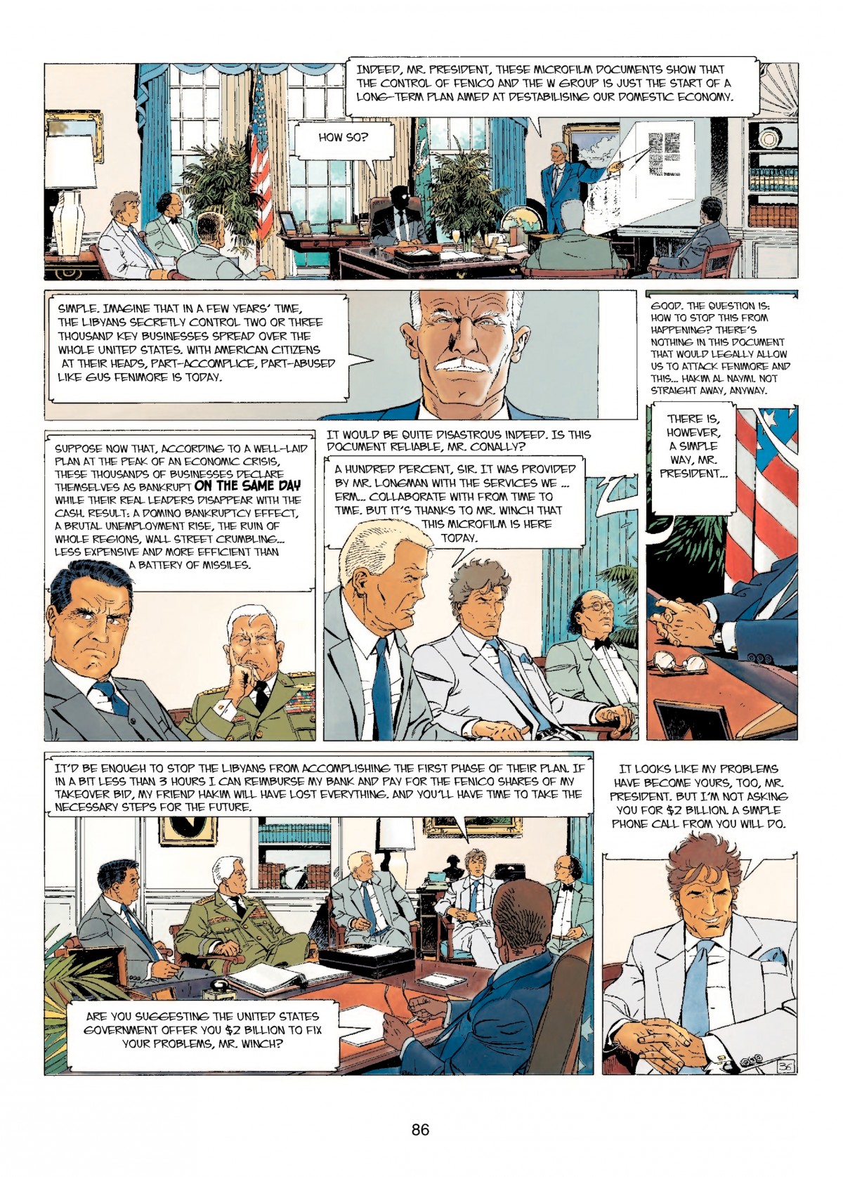 Read online Largo Winch comic -  Issue # TPB 2 - 85