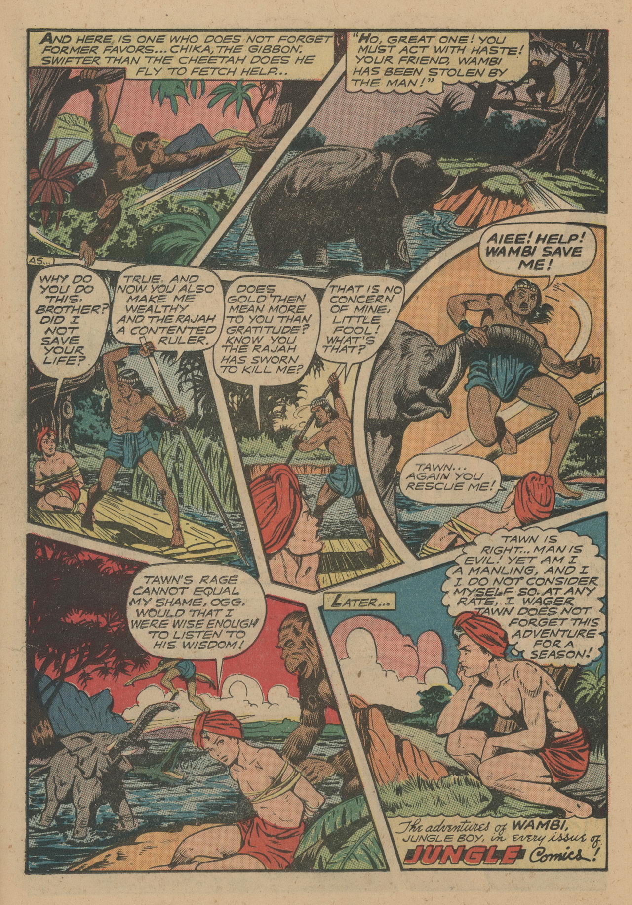 Read online Jungle Comics comic -  Issue #92 - 36