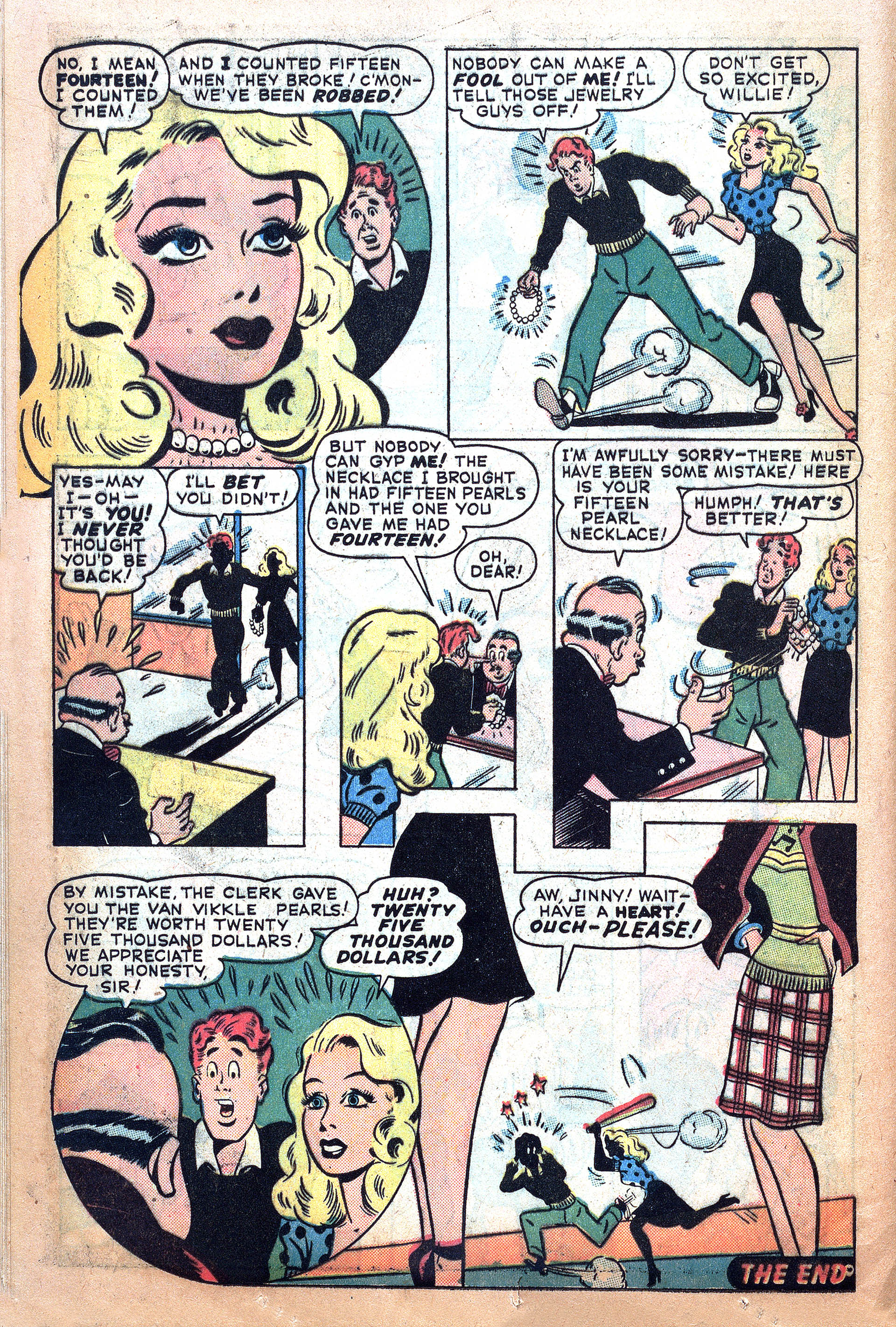 Read online Willie Comics (1946) comic -  Issue #10 - 16