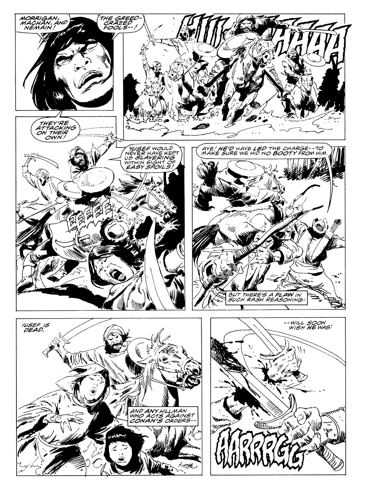 Read online The Savage Sword Of Conan comic -  Issue #234 - 19