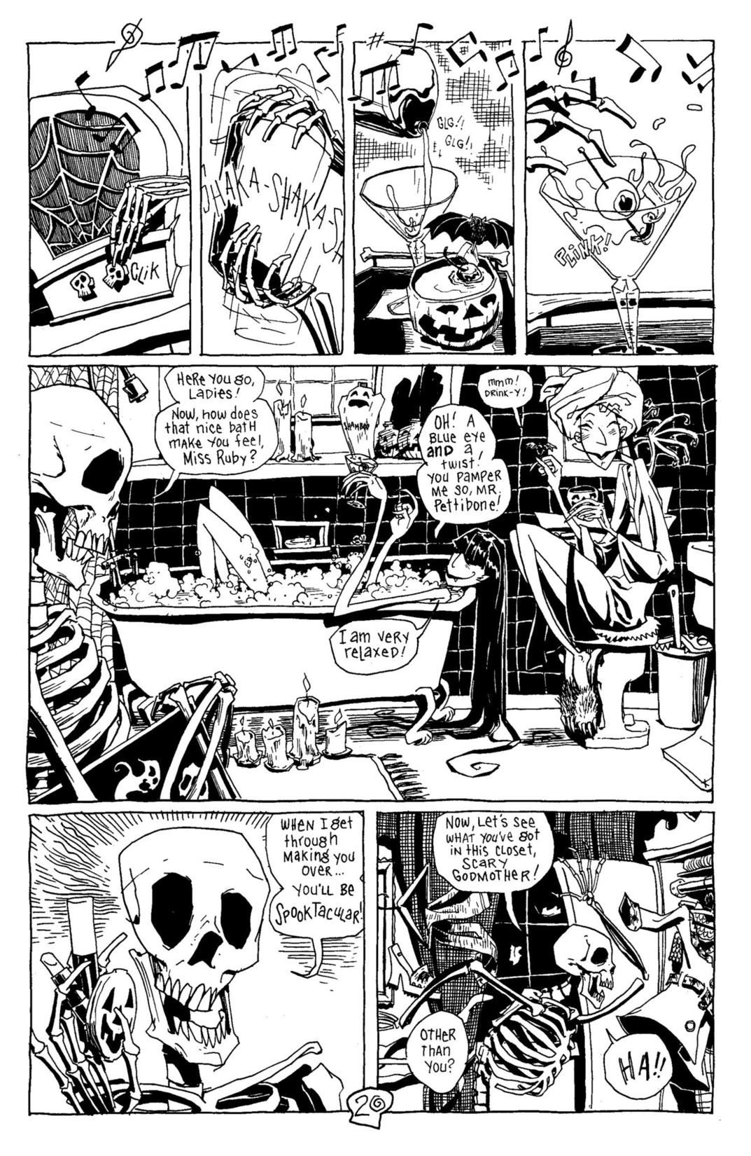 Read online Scary Godmother Comic Book Stories comic -  Issue # TPB - 21