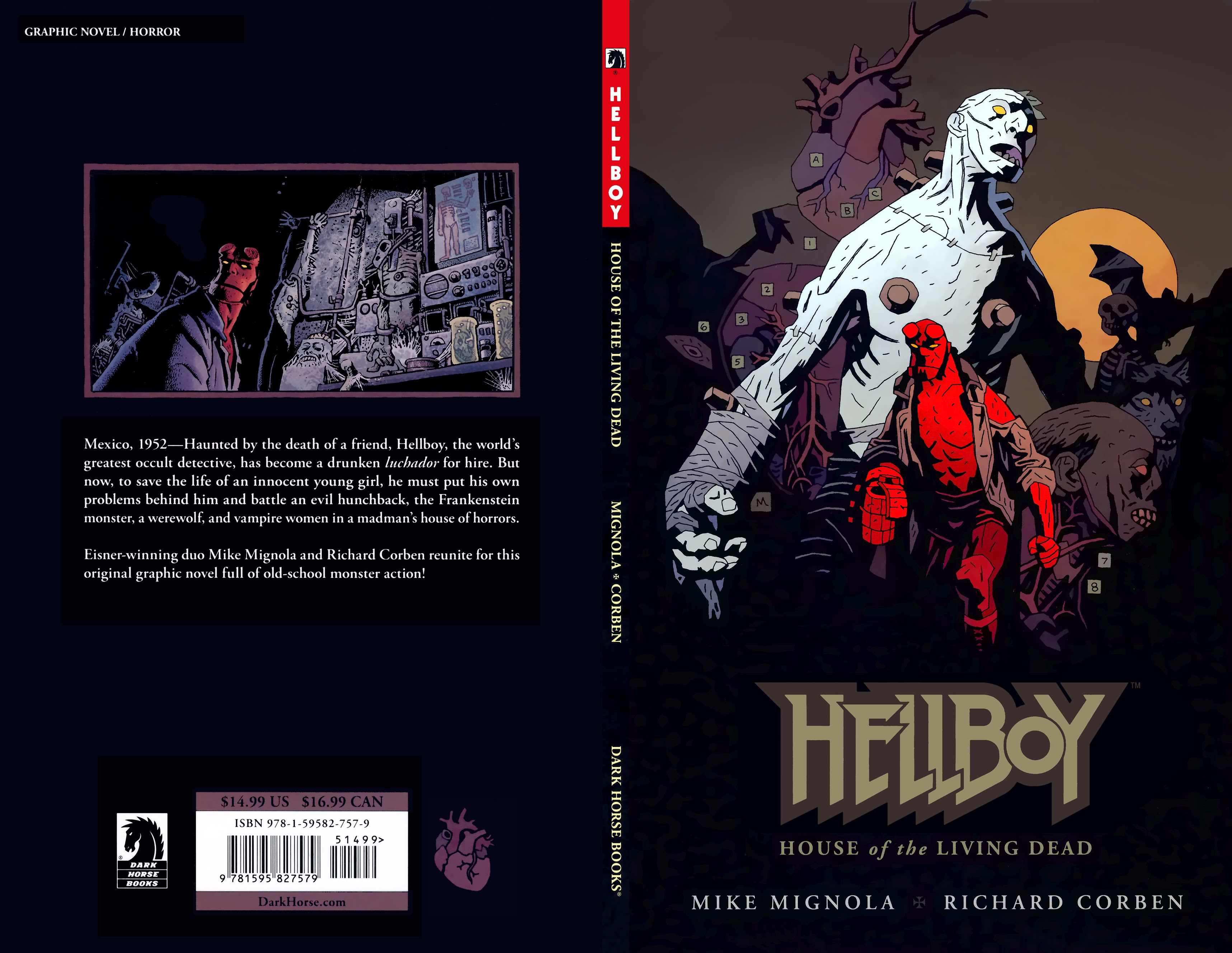 Read online Hellboy: House of the Living Dead comic -  Issue # TPB - 62