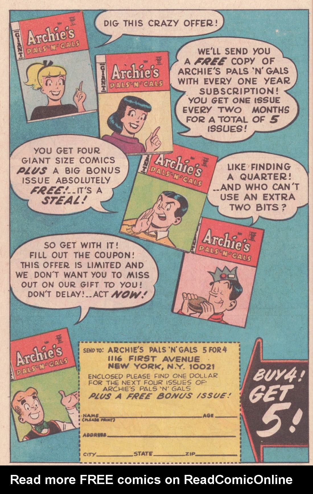 Read online Archie's Pals 'N' Gals (1952) comic -  Issue #46 - 22