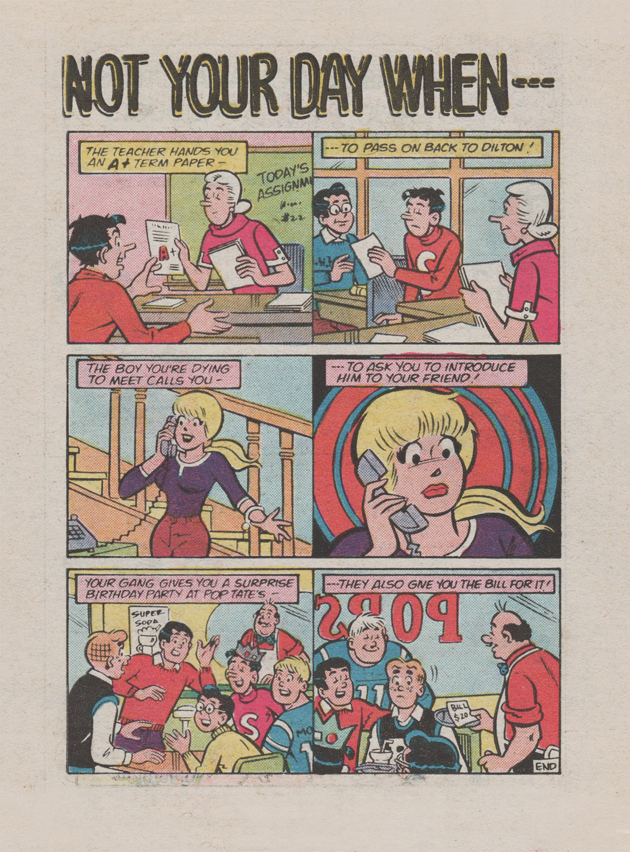 Read online Jughead with Archie Digest Magazine comic -  Issue #91 - 108