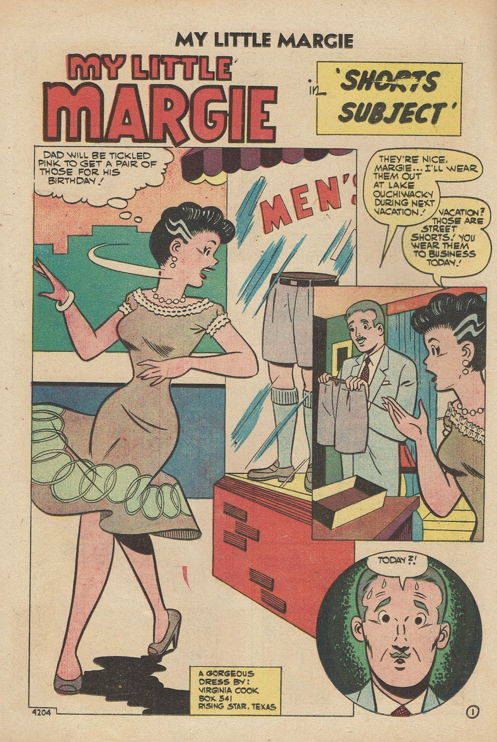 Read online My Little Margie (1954) comic -  Issue #26 - 12