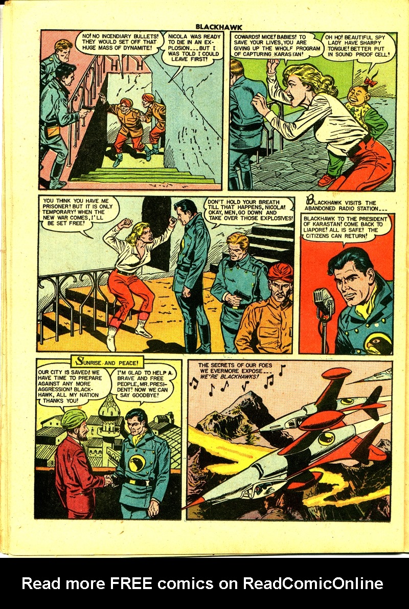 Read online Blackhawk (1957) comic -  Issue #42 - 34