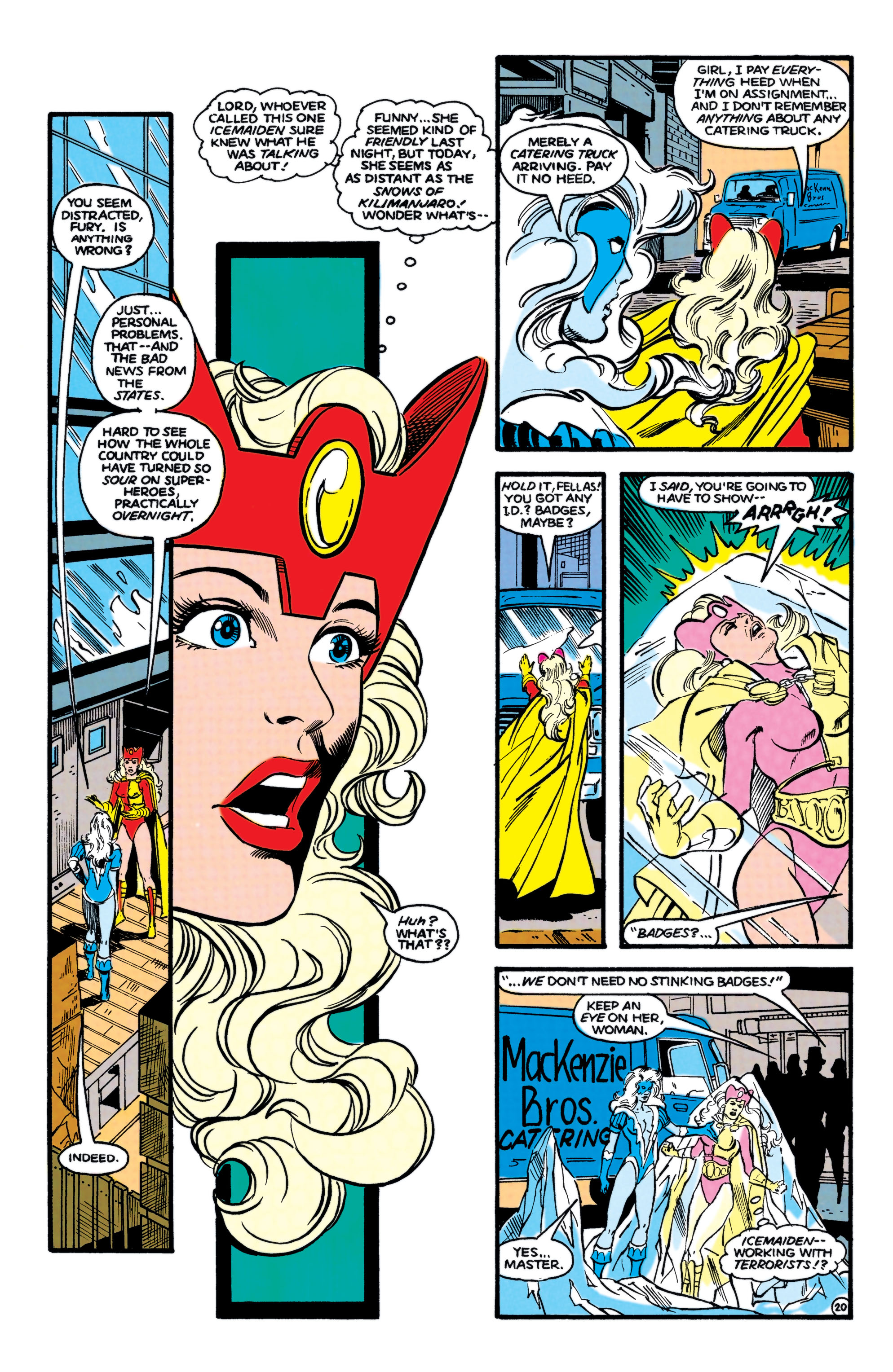 Read online Infinity Inc. (1984) comic -  Issue #34 - 21