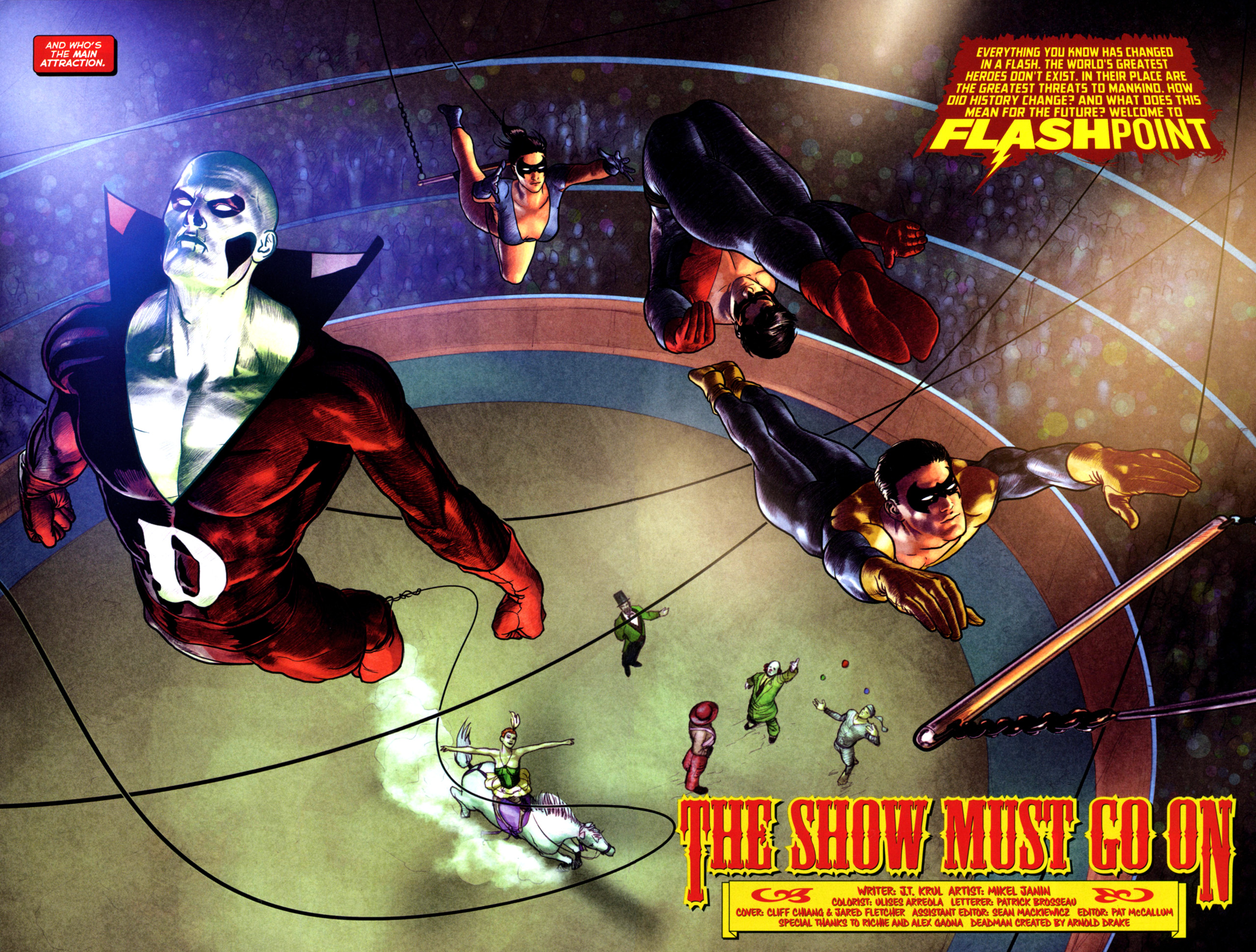 Read online Flashpoint: Deadman and the Flying Graysons comic -  Issue #1 - 4