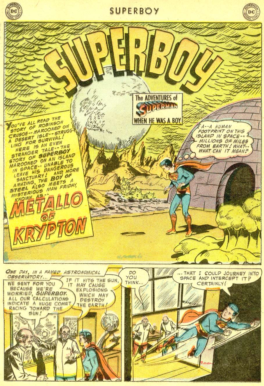 Read online Superboy (1949) comic -  Issue #49 - 22