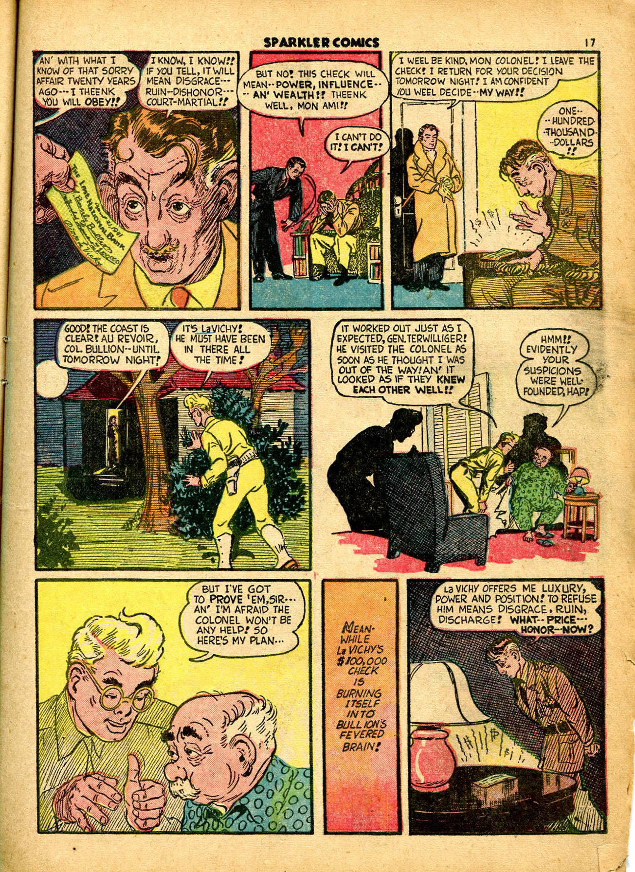 Read online Sparkler Comics comic -  Issue #18 - 19