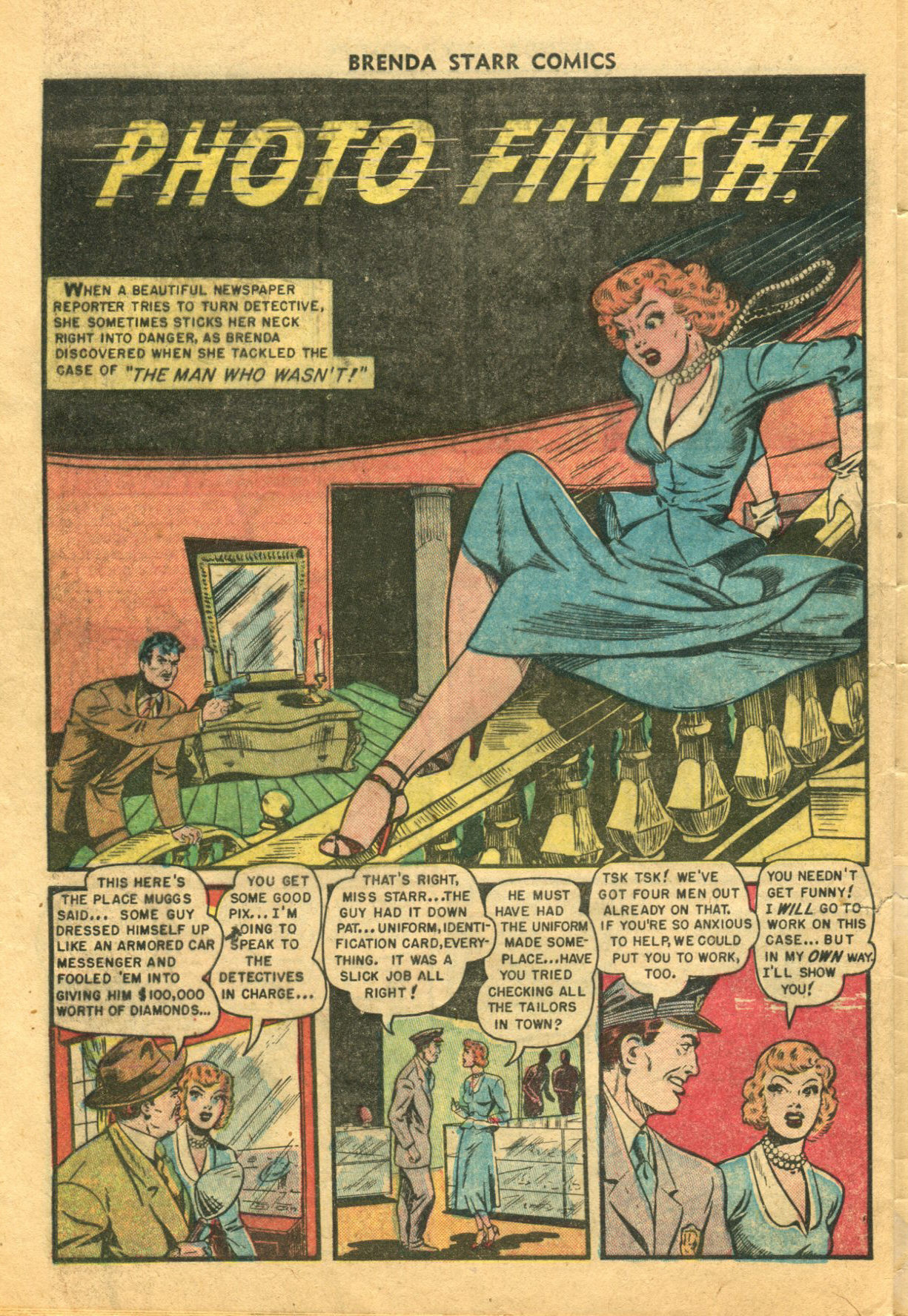 Read online Brenda Starr (1948) comic -  Issue #9 - 28