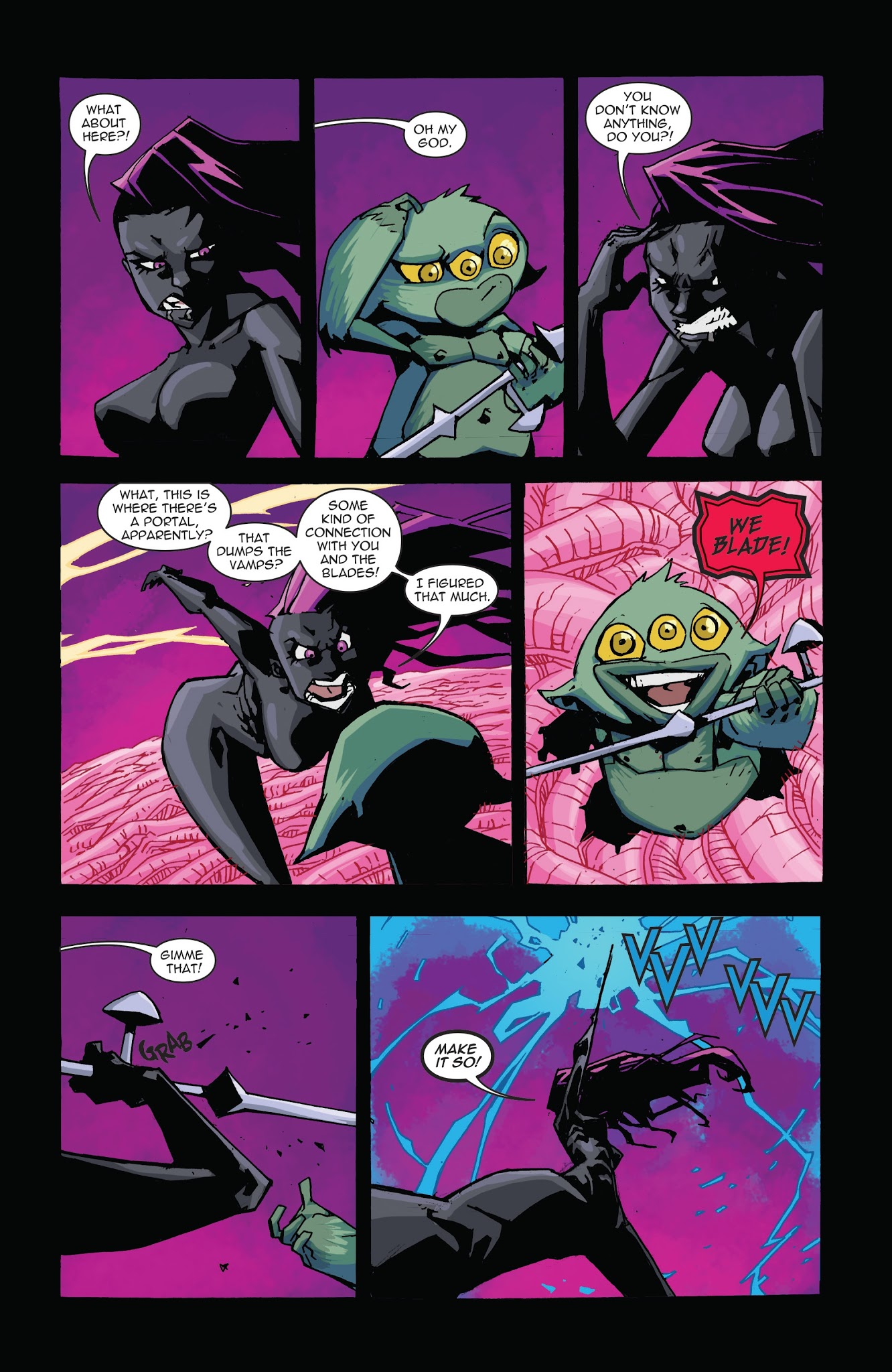 Read online Vampblade Season 2 comic -  Issue #5 - 21