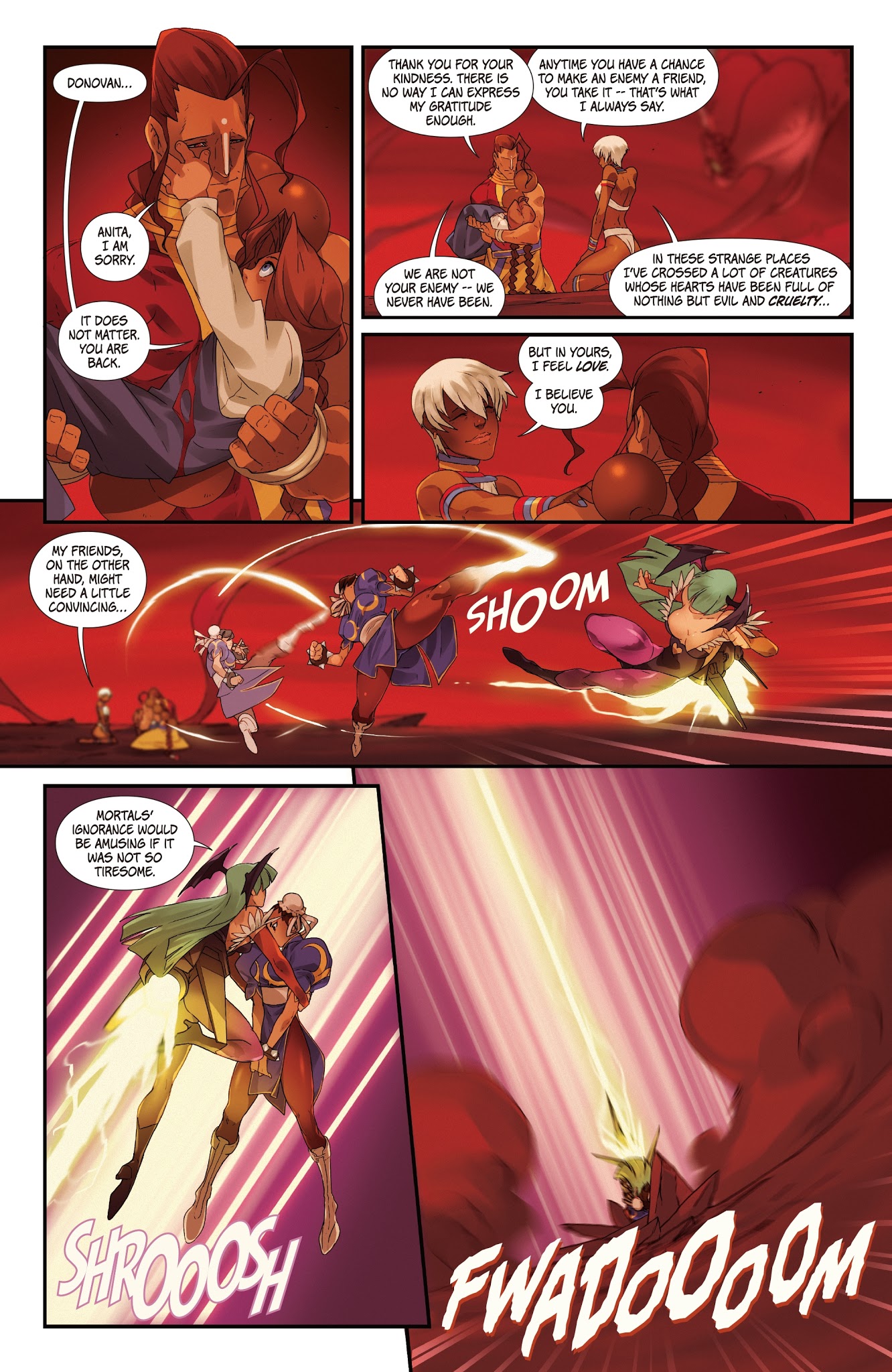 Read online Street Fighter VS Darkstalkers comic -  Issue #7 - 15