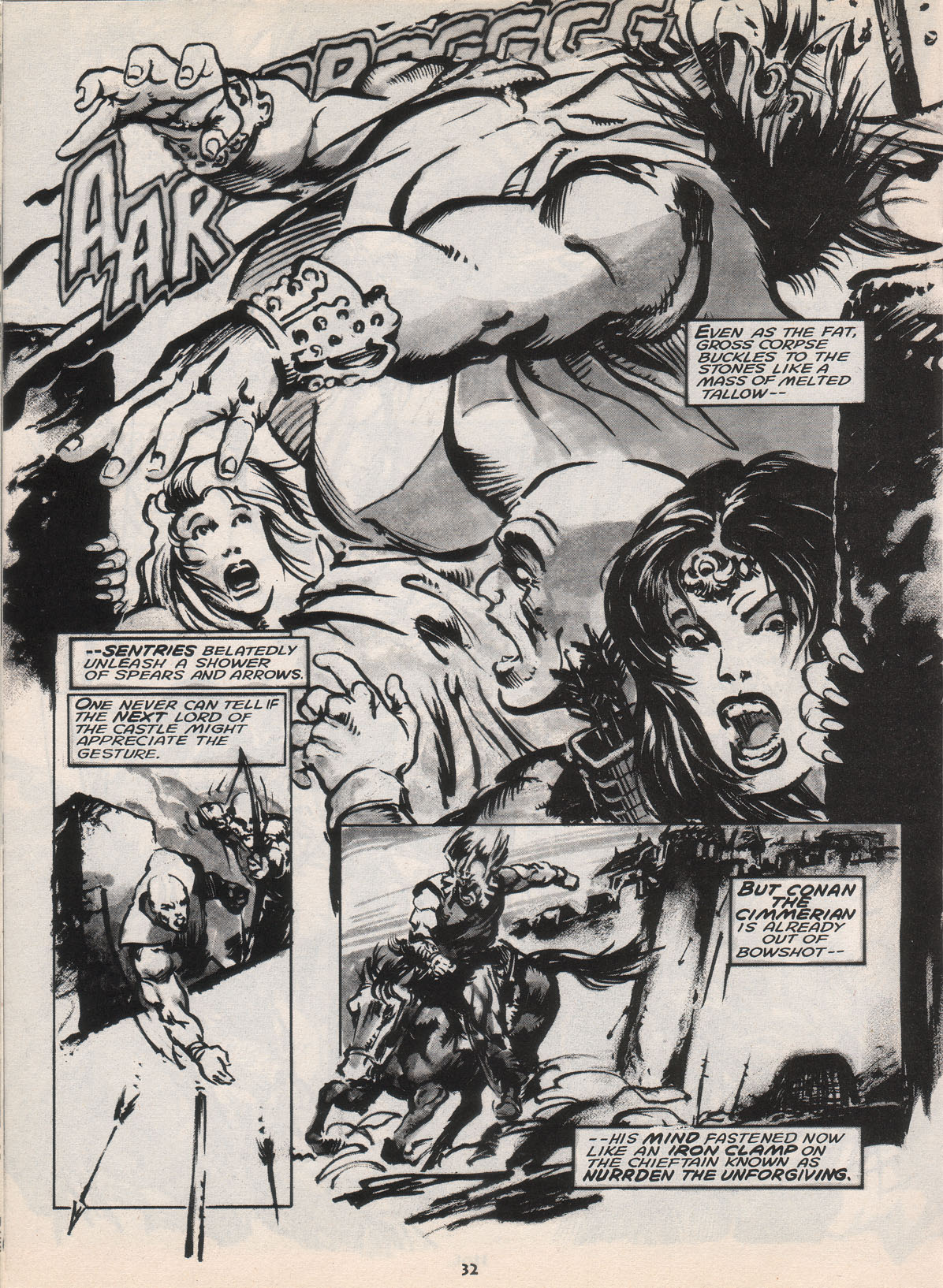 Read online The Savage Sword Of Conan comic -  Issue #222 - 33