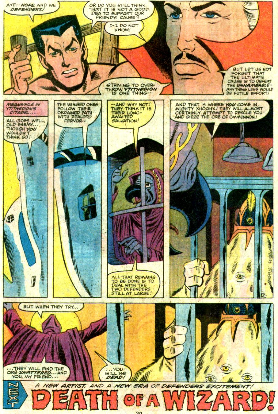 Read online The Defenders (1972) comic -  Issue #81 - 18