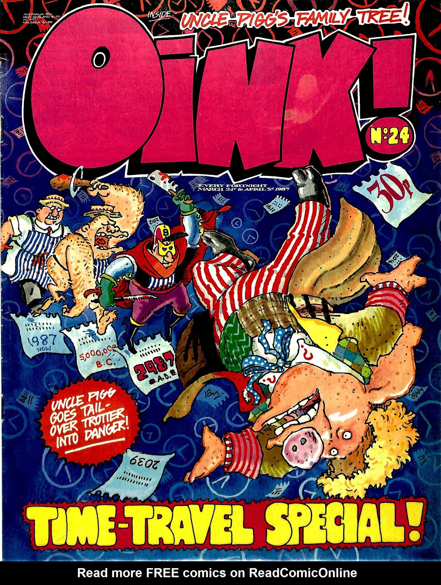 Read online Oink! comic -  Issue #24 - 1