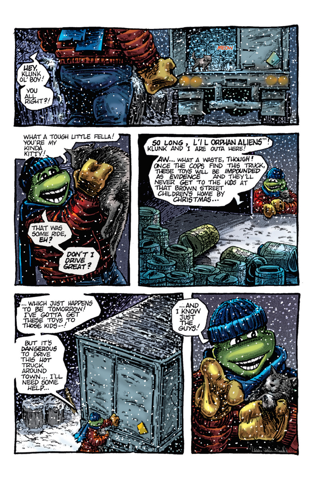 Read online Teenage Mutant Ninja Turtles Color Classics: Michaelangelo Micro-Series comic -  Issue # Full - 28