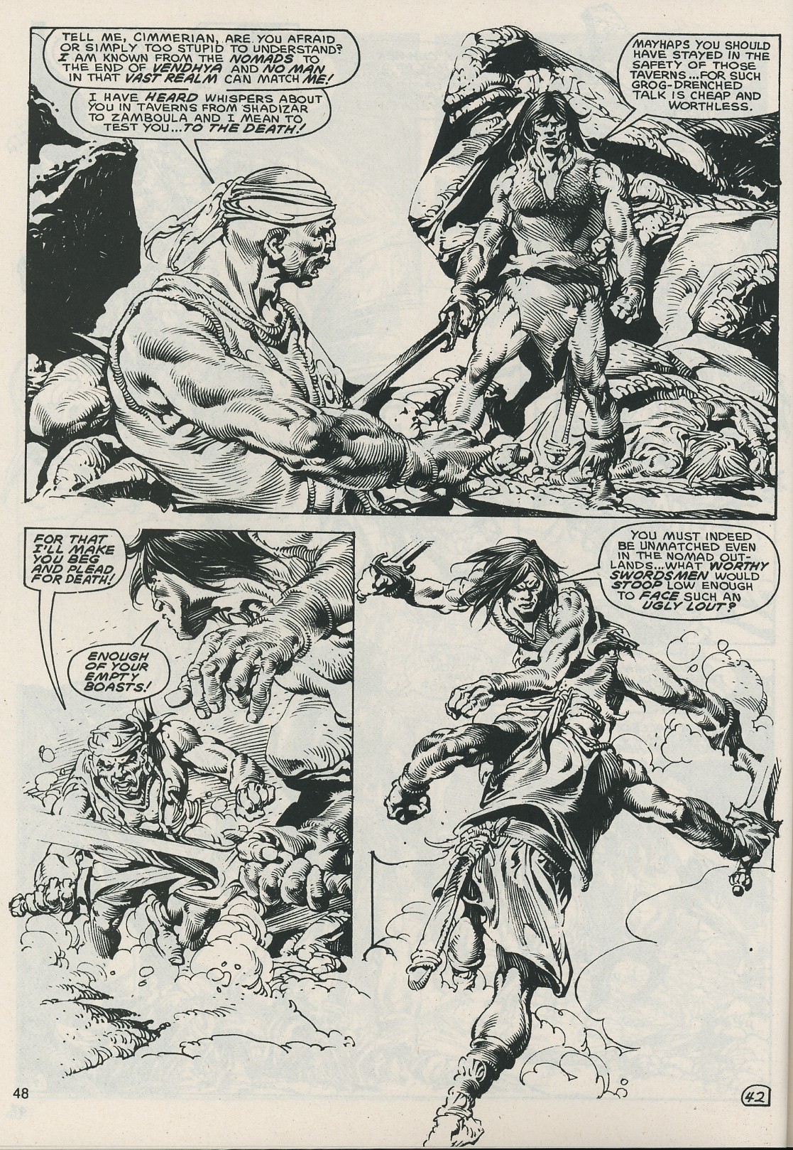 Read online The Savage Sword Of Conan comic -  Issue #121 - 48
