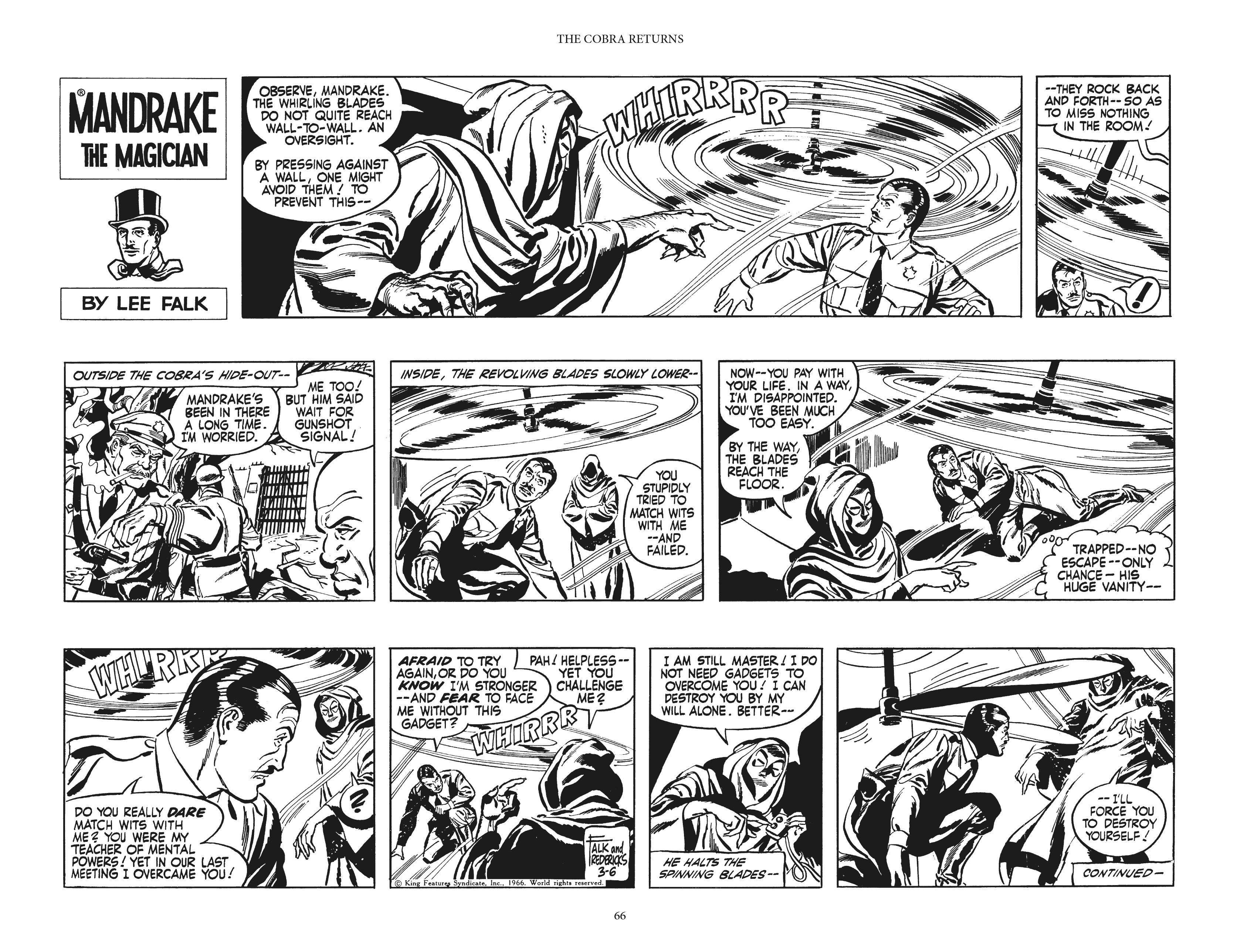 Read online Mandrake the Magician: The Fred Fredricks Sundays comic -  Issue # TPB (Part 1) - 67
