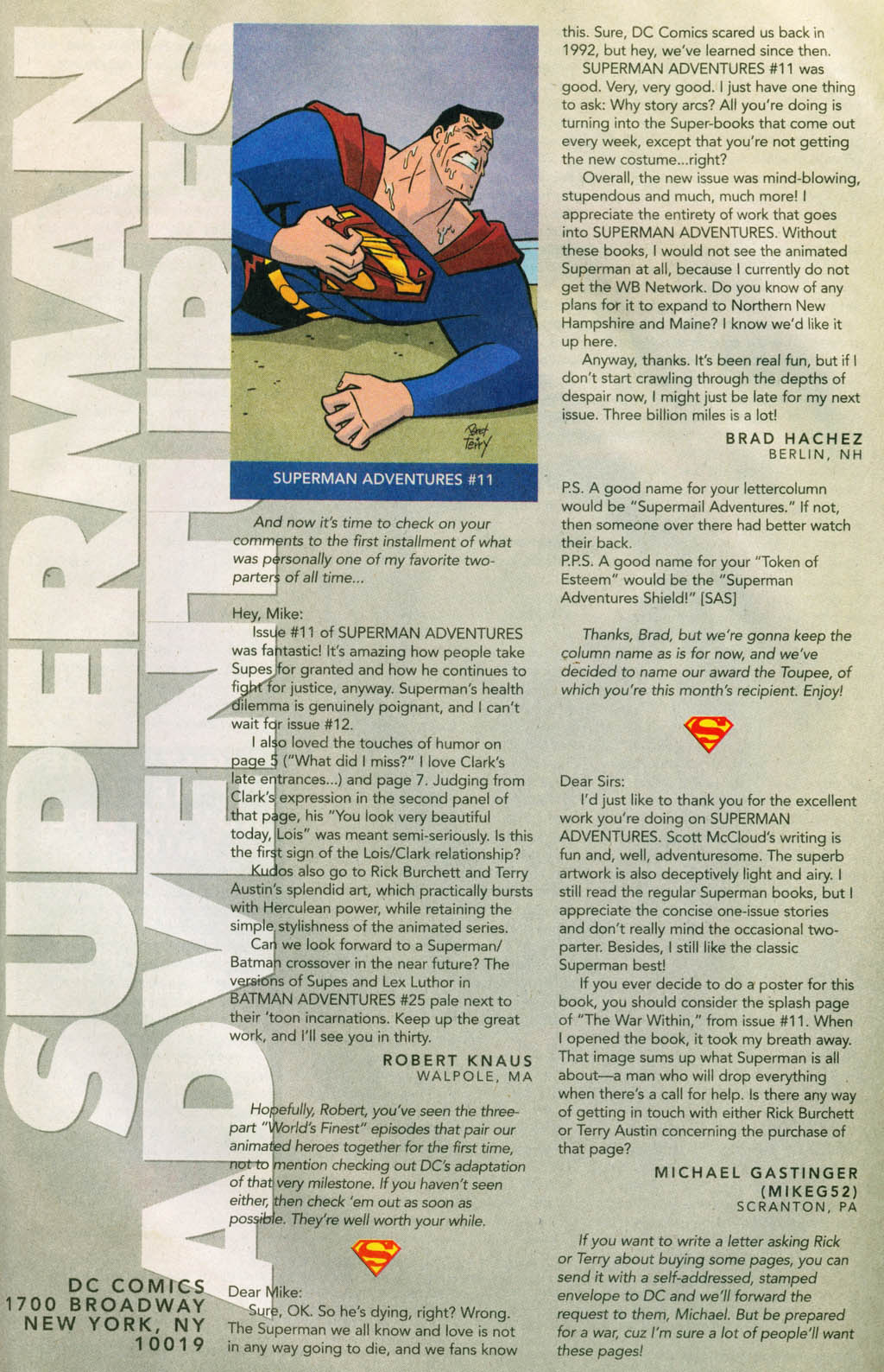 Read online Superman Adventures comic -  Issue #16 - 24