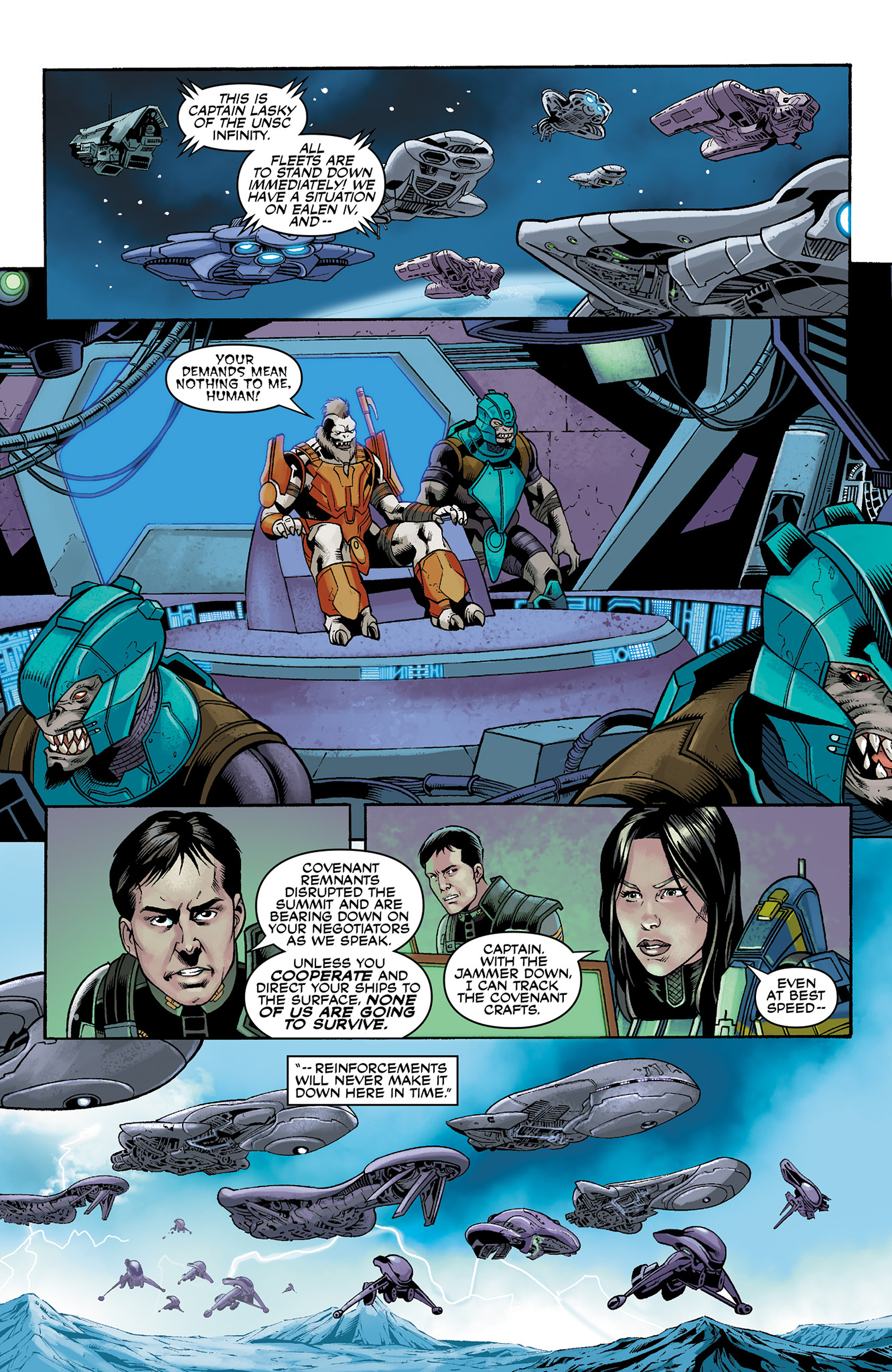 Read online Halo: Escalation comic -  Issue #3 - 8