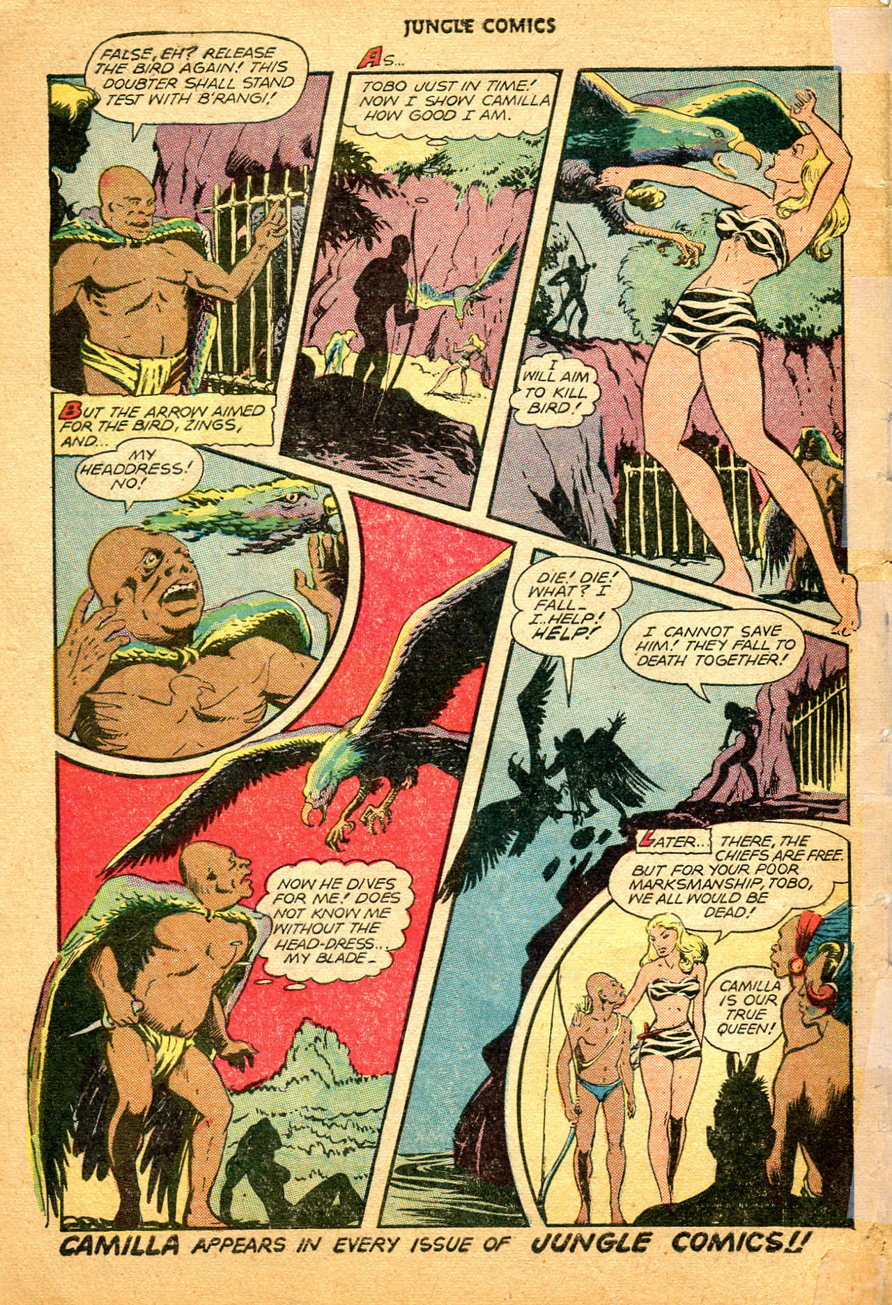 Read online Jungle Comics comic -  Issue #89 - 50